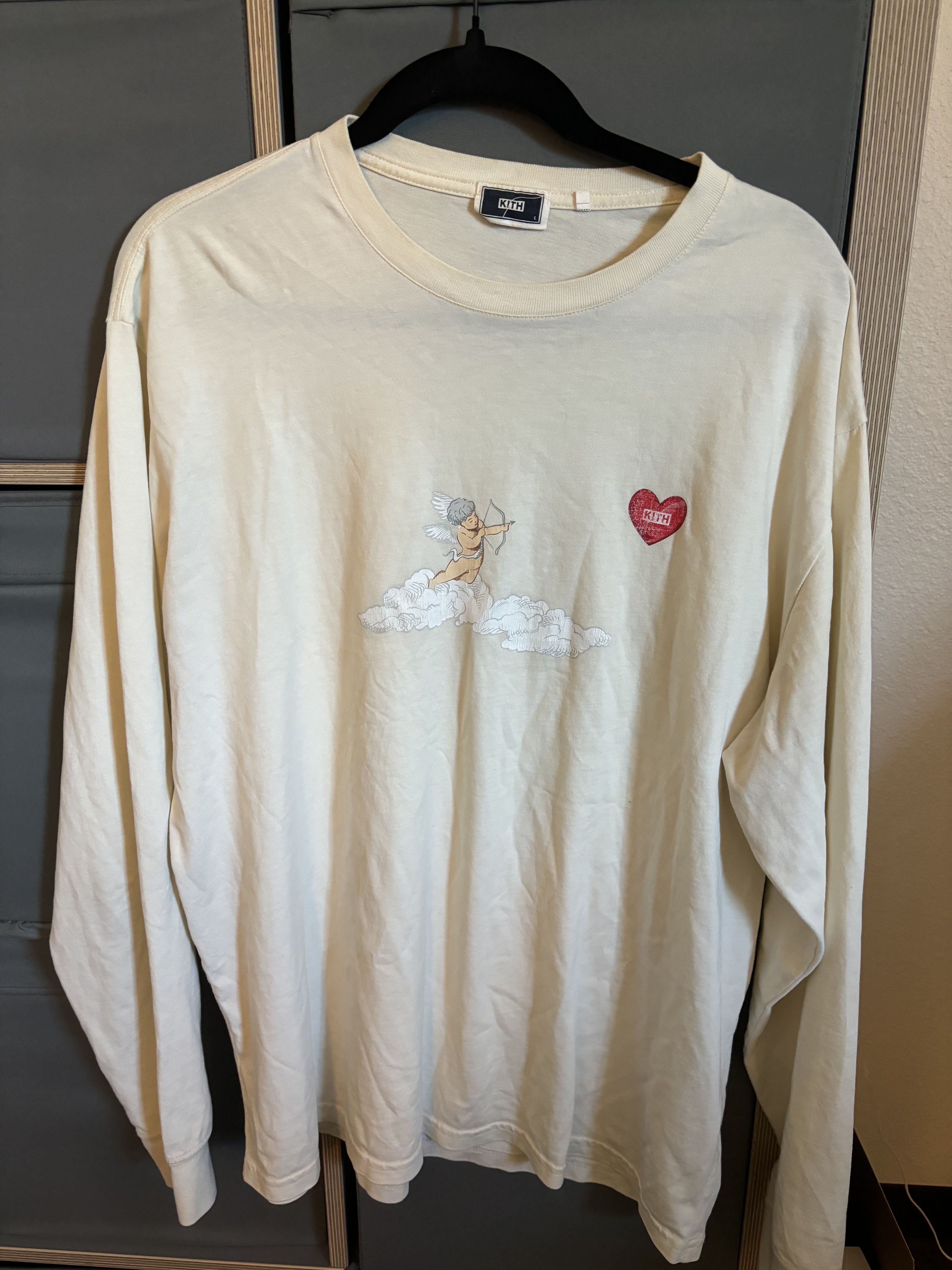 Kith Kith Cream Long Sleeve Size US XL / EU 56 / 4 - 1 Preview
