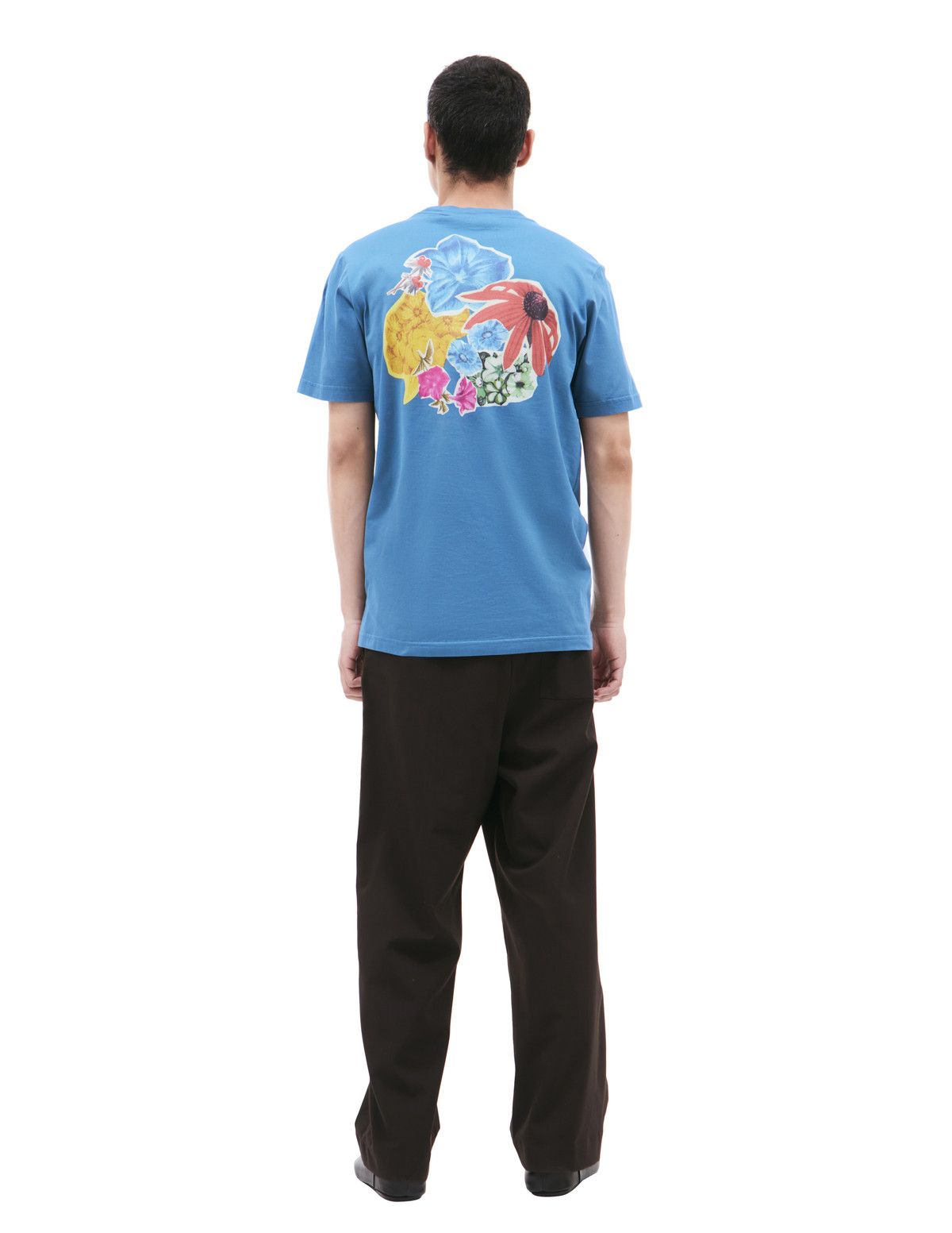 Marni o1f1d3z0525 Printed Short Sleeve T-Shirt in Blue Size US S / EU 44-46 / 1 - 3 Thumbnail
