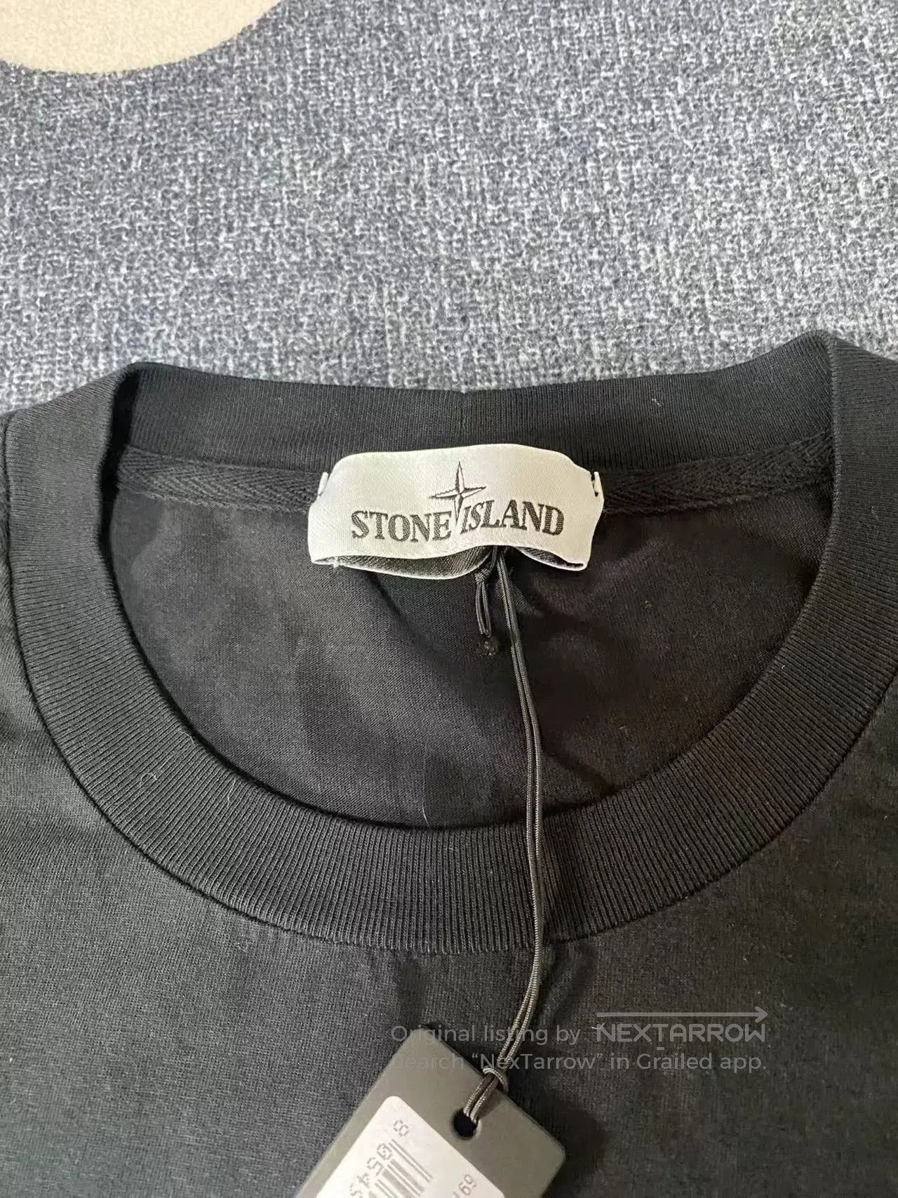 Stone Island black pullover t-shirt with tags in size 3XL. Size US XXL / EU 58 / 5 - 3 Thumbnail