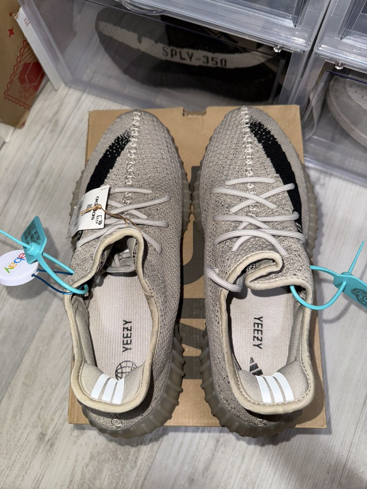 Adidas × Kanye West Adidas Yeezy Slide 350 V2 Slate Size US 11 / EU 44 - 6 Thumbnail