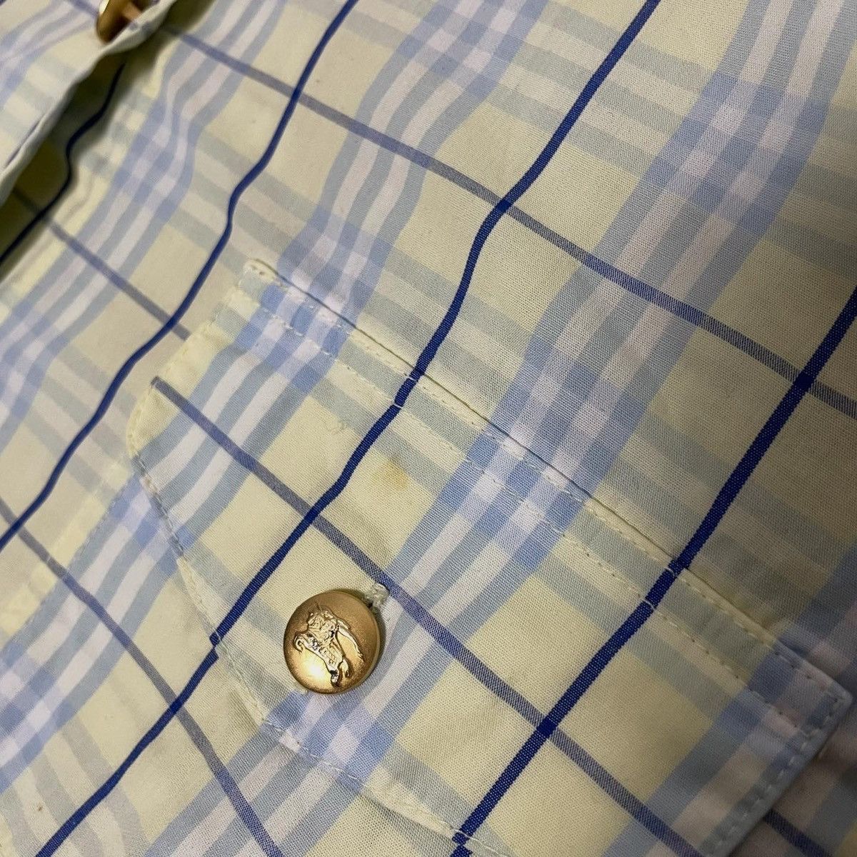 Burberry Burberry monogram shirts botton nova rare Size US M / EU 48-50 / 2 - 5 Thumbnail