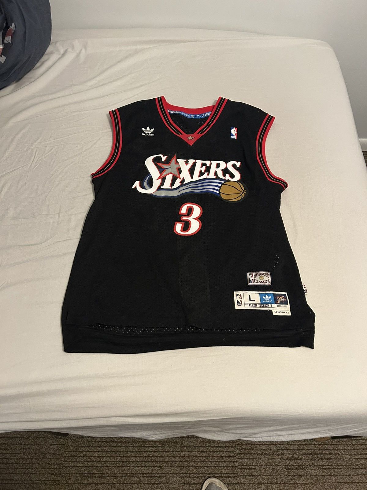 Adidas × Mitchell & Ness Allen Iverson Jersey Size US XL / EU 56 / 4 - 1 Thumbnail