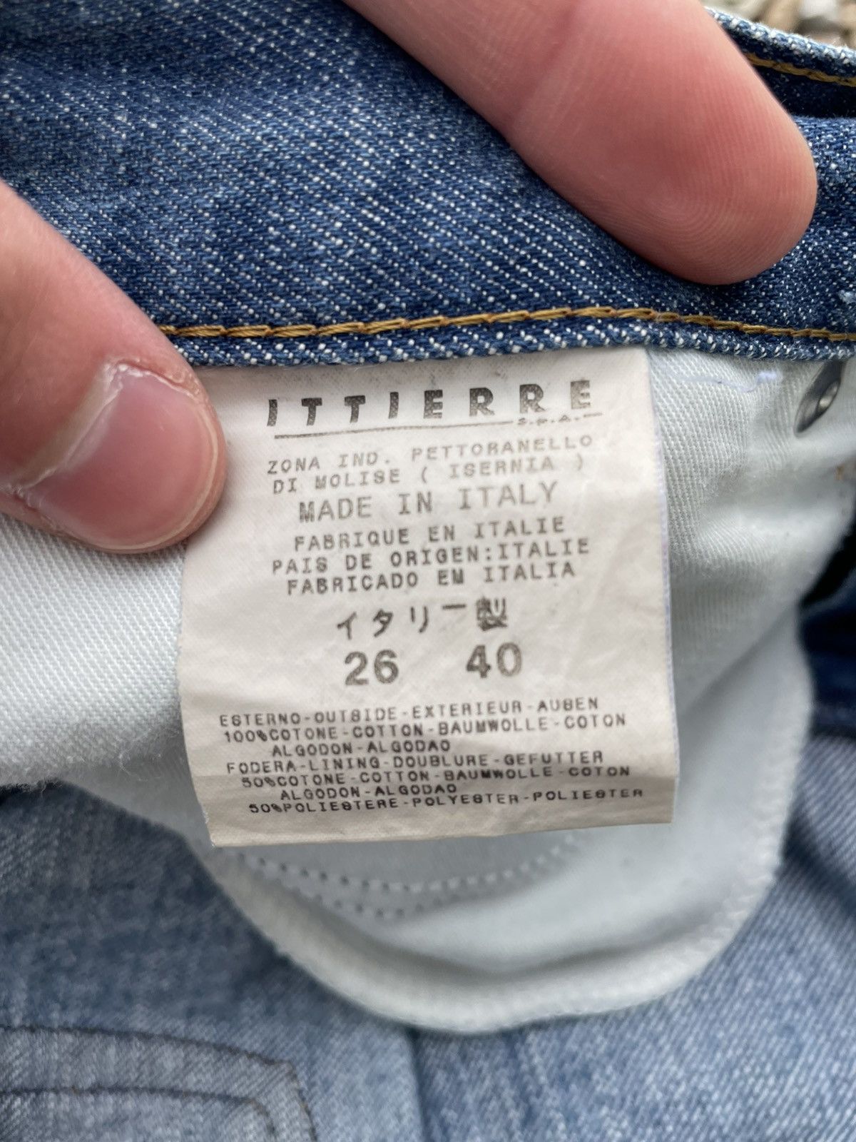 Dolce & Gabbana Vintage 00’s Dolce & Gabbana Flared Bootcut Distressed Jeans Size 27" / US 4 / IT 40 - 11 Thumbnail