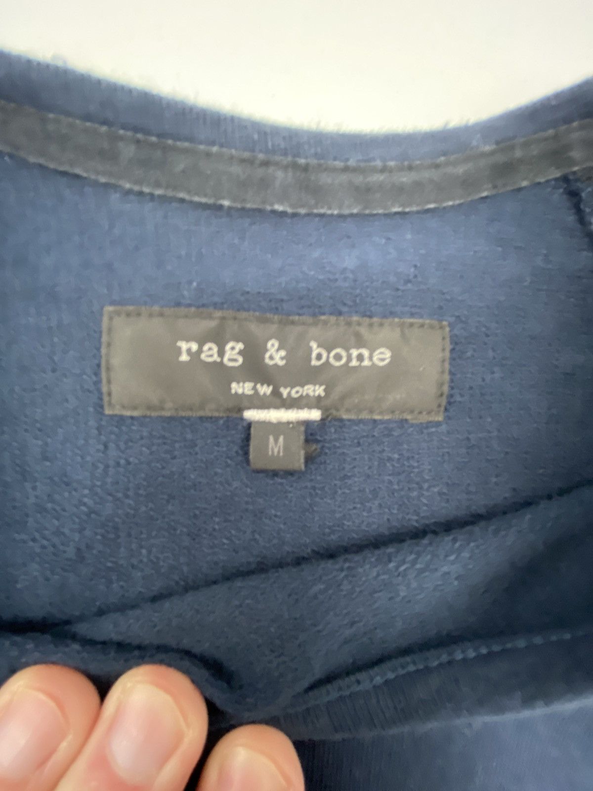 Rag & Bone Rag & Bone long sleeve blue and black shirt Size US M / EU 48-50 / 2 - 7 Thumbnail