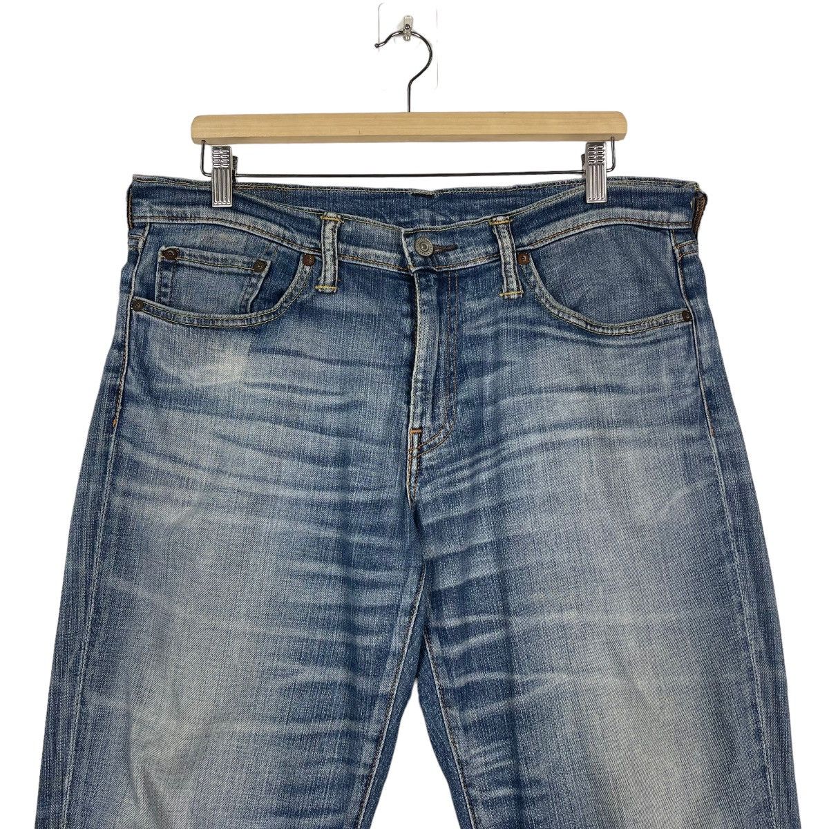 Levi's Levis 511 Light Blue Flare Denim Jeans Size US 36 / EU 52 - 3 Thumbnail