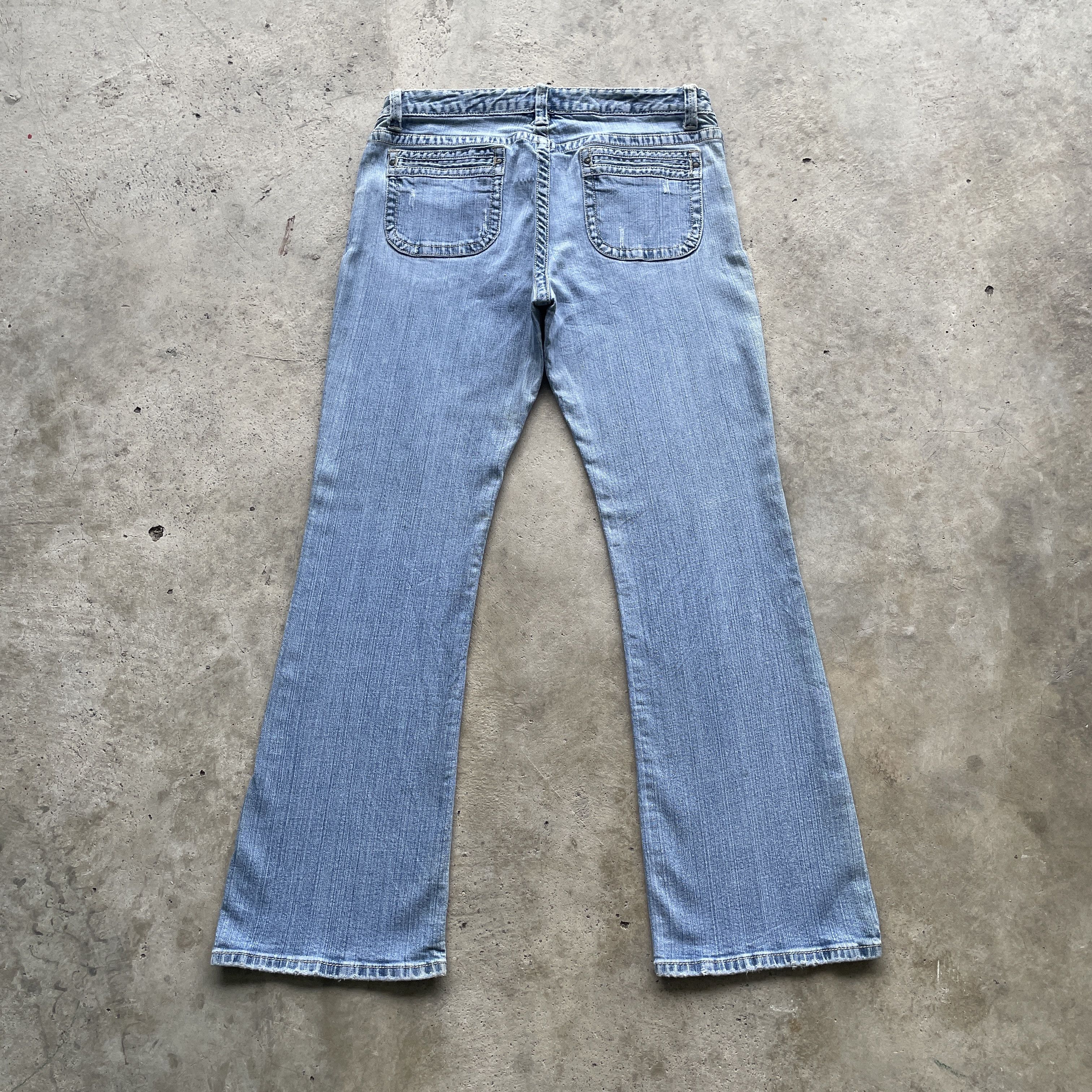 Japanese Brand × Jean W32 VINTAGE JAPANESE BOOTCUT JEANS FADED DENIM FLARE PANTS Size US 32 / EU 48 - 11 Thumbnail
