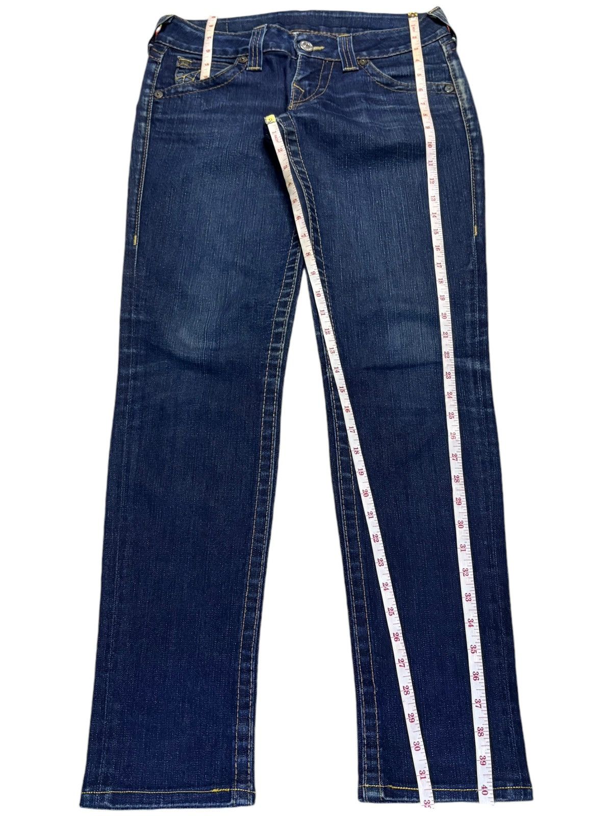 True Religion Vintage True Religion Blue Wash Skinny Fit Jeans Size 30" / US 8 / IT 44 - 14 Thumbnail