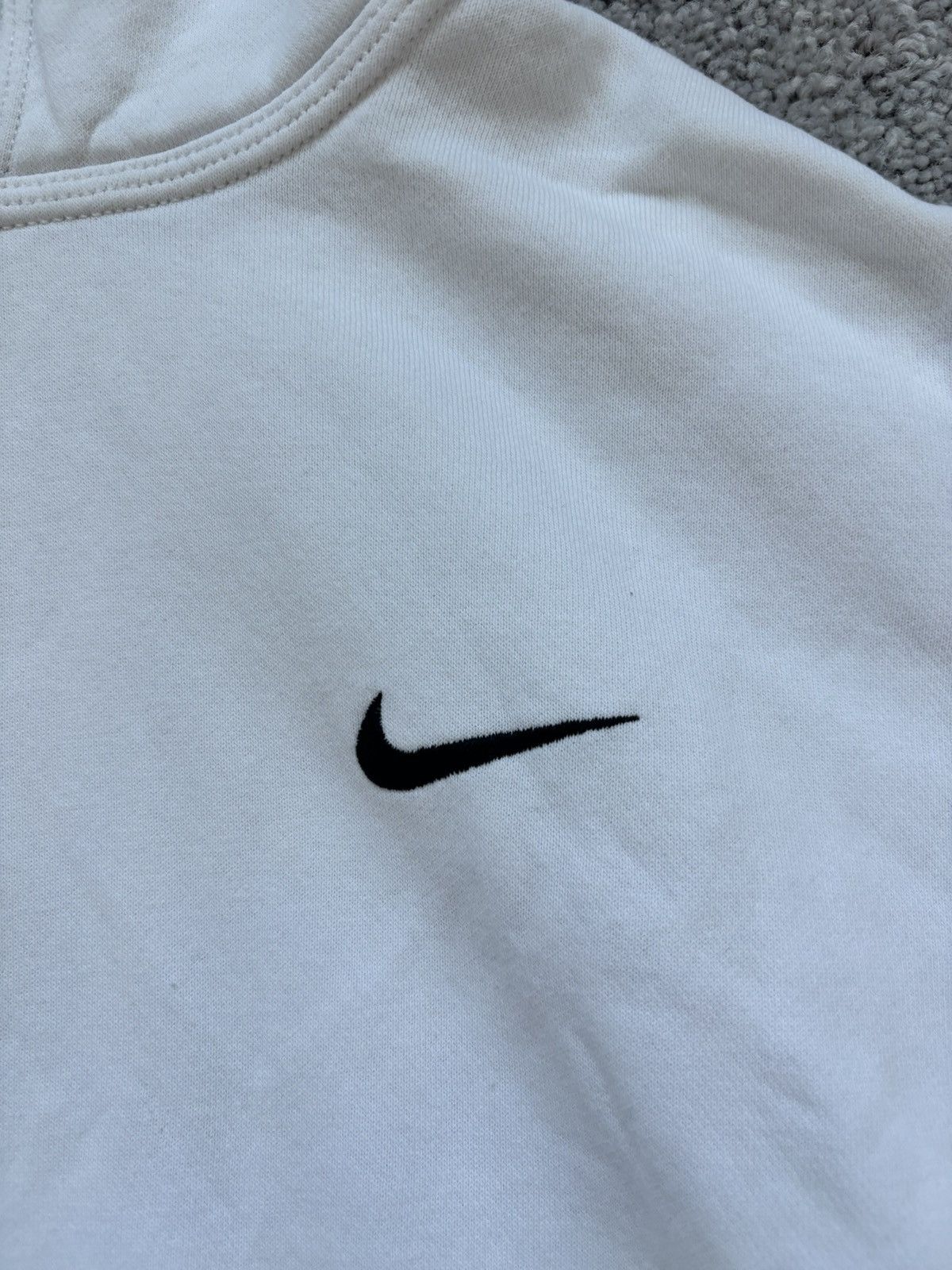 Nike Nike white hoodie Size L / US 10 / IT 46 - 4 Thumbnail