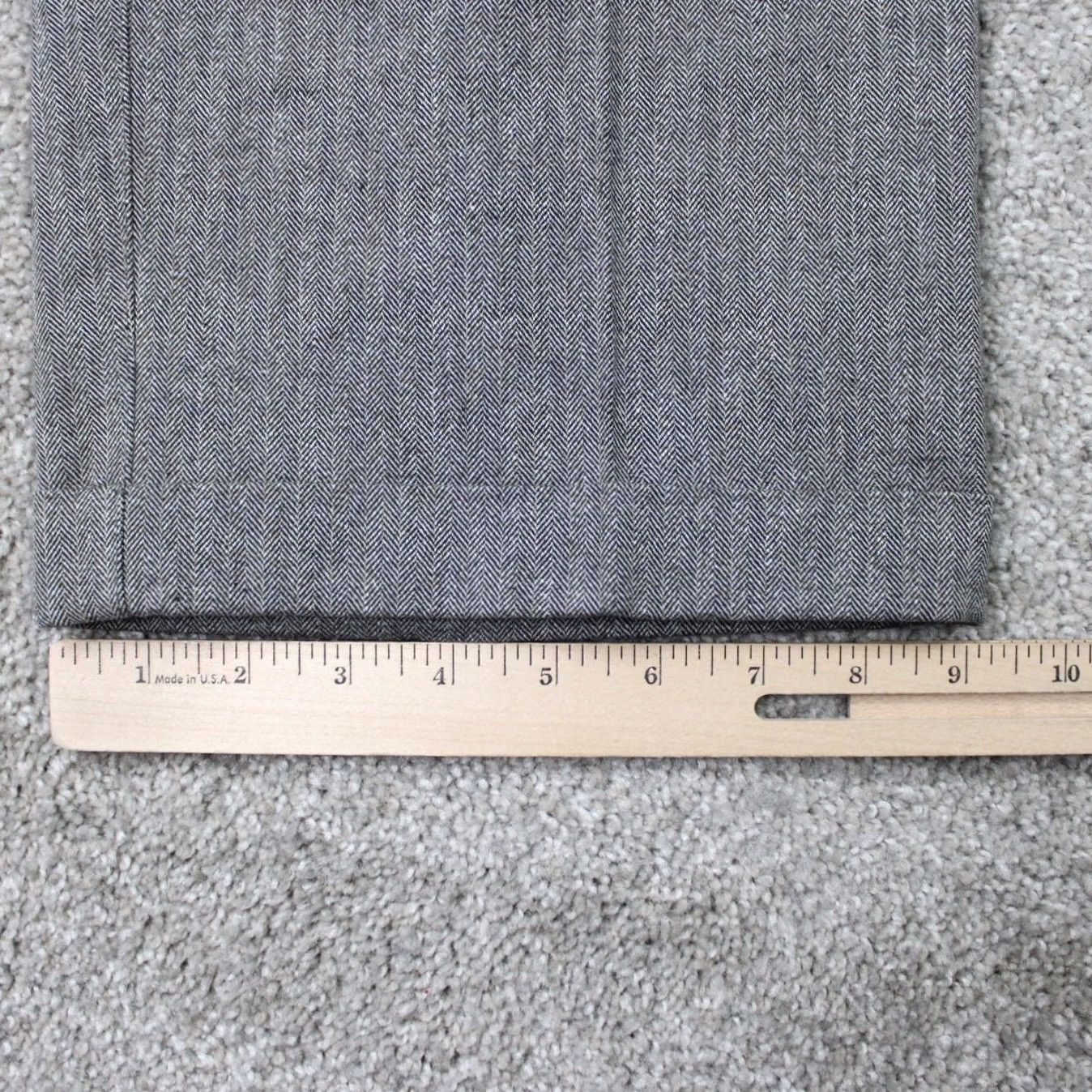 Dockers DOCKERS Pants Mens 38x30 Gray Chino Vintage NWT Pleated Cuffed Regular Straight 100% Cotton Casual Debossed USA Theme Size US 38 / EU 54 - 5 Thumbnail