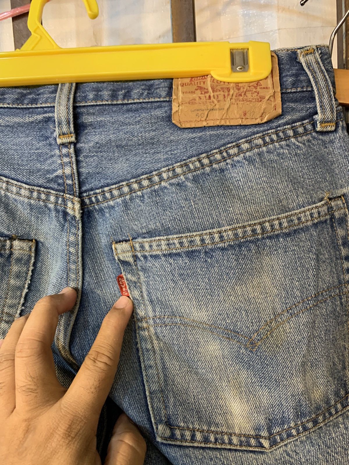 Levi's × Levi's Vintage Clothing × Vintage size 31: Vintage Levis 501 Rindem button 6 vintage 70s Size US 31 - 9 Thumbnail