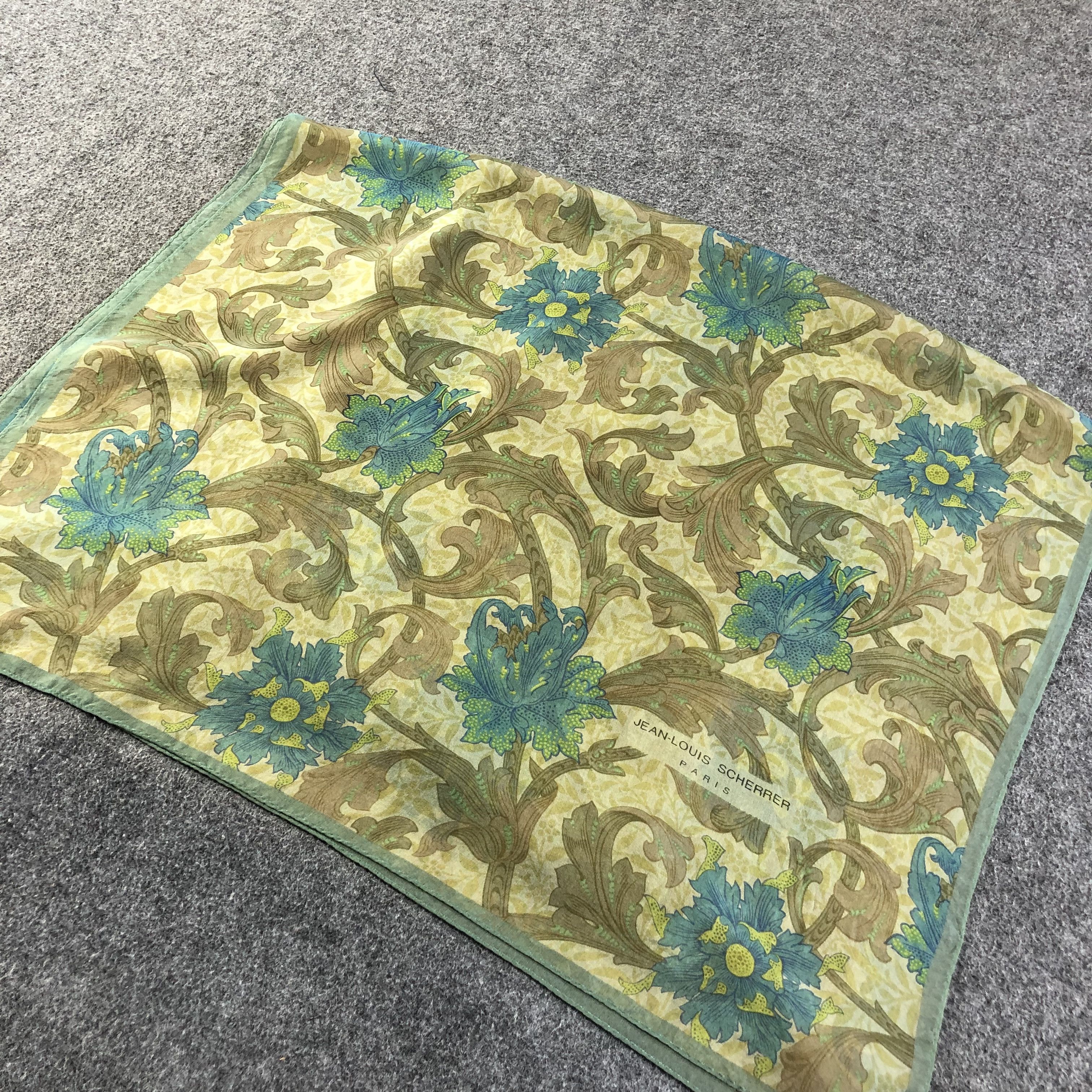 Jean-Louis Scherrer Vintage Jean Louis Scherrer Silk Stole Silk Scarf M600 Size ONE SIZE - 3 Thumbnail