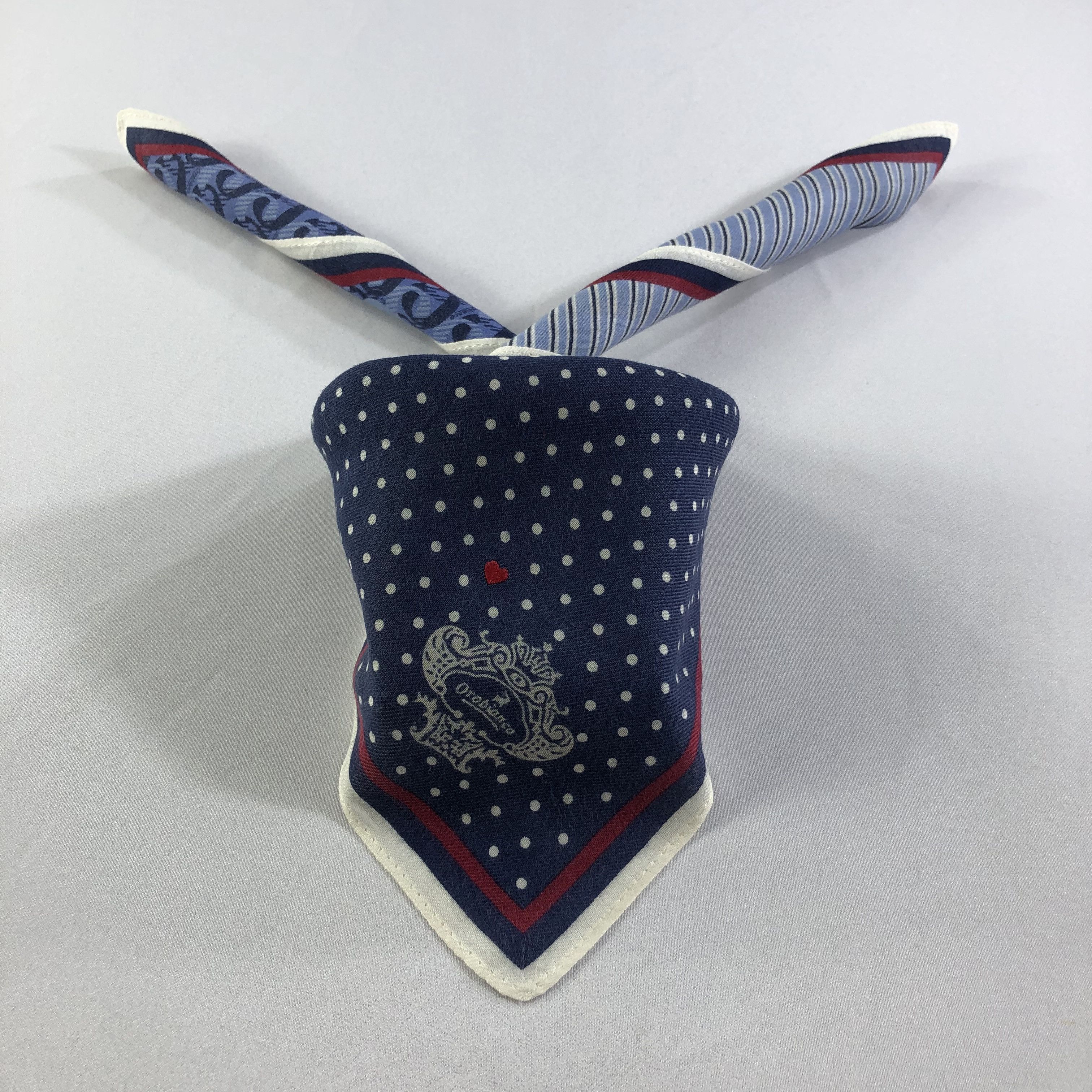 Orobianco × Vintage Orobianco Handkerchief Neckerchief Bandana H1814 Size ONE SIZE - 1 Thumbnail