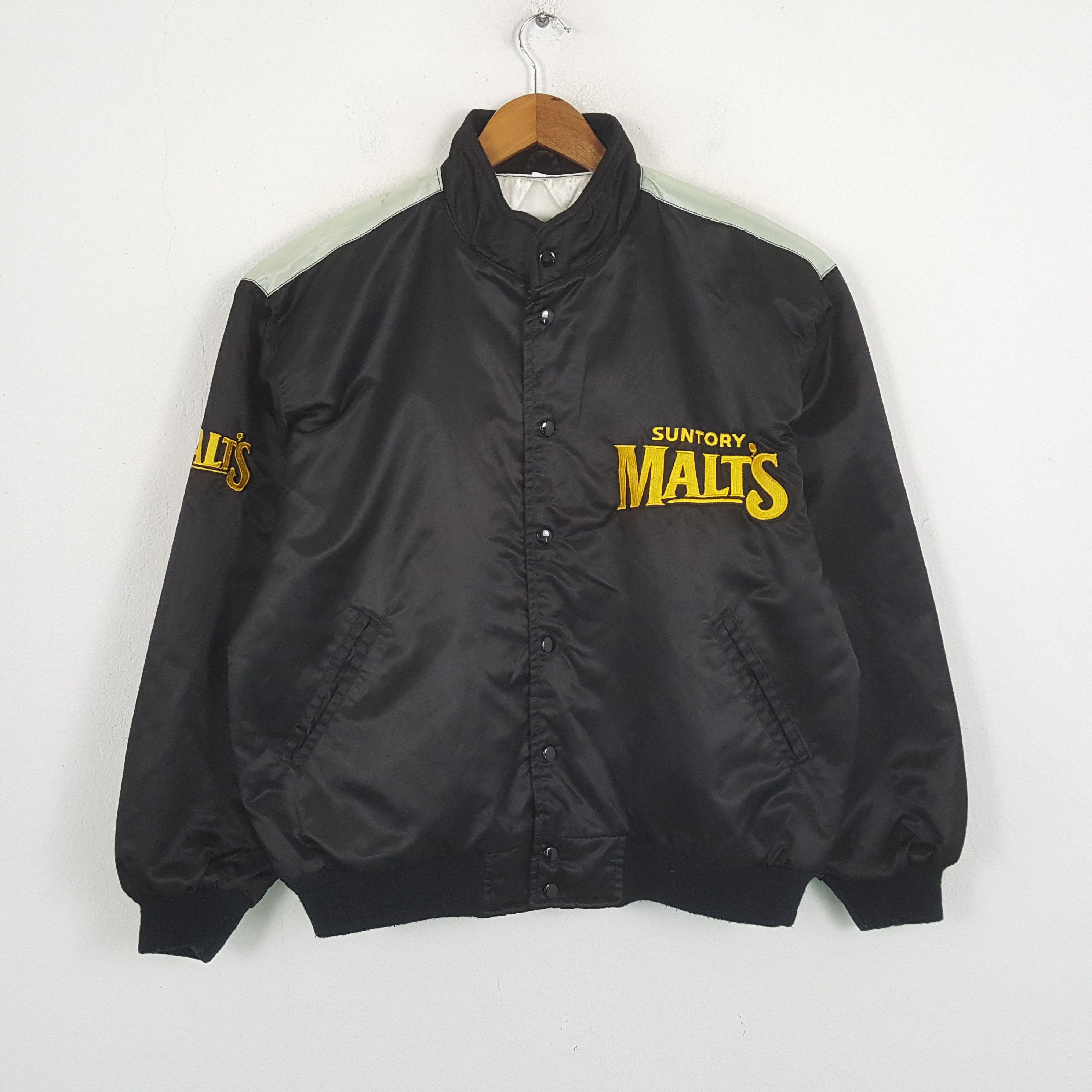 MLB × Vintage Vintage SUNTORY MALTS American Basketball MLB Team Jacket Size US XL / EU 56 / 4 - 3 Thumbnail