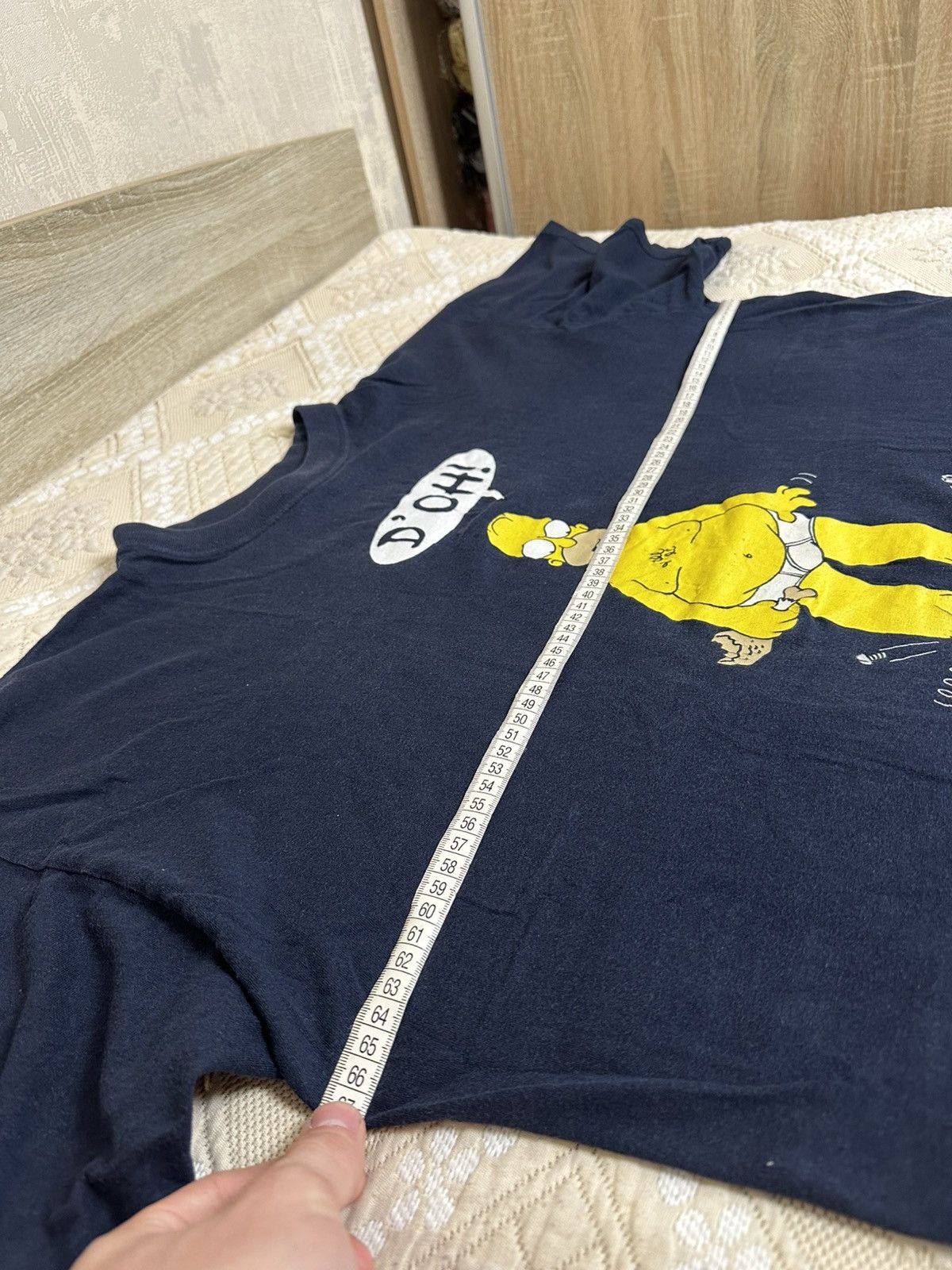 The Simpsons 🔥 1997 The Simpsons Homer Bart Cartoon USA Movie TV Shirt Size US XL / EU 56 / 4 - 14 Thumbnail