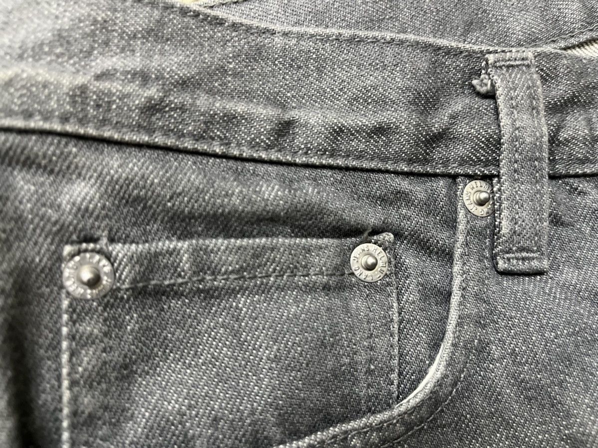 Vintage 1999 Helmut Lang Classic Raw Grey Denim Size 28