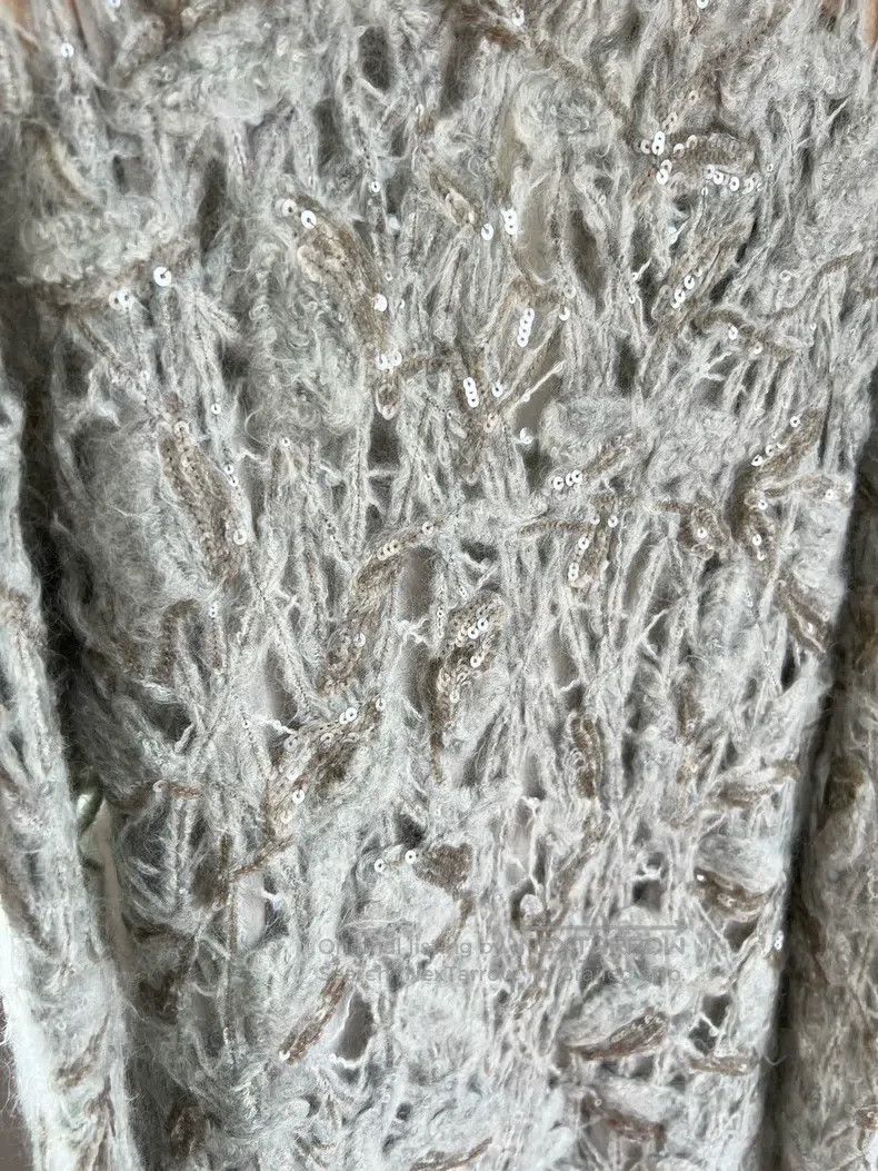 Brunello Cucinelli Brunello Cucinelli Sequin Lace Dress Size M / US 6-8 / IT 42-44 - 3 Thumbnail