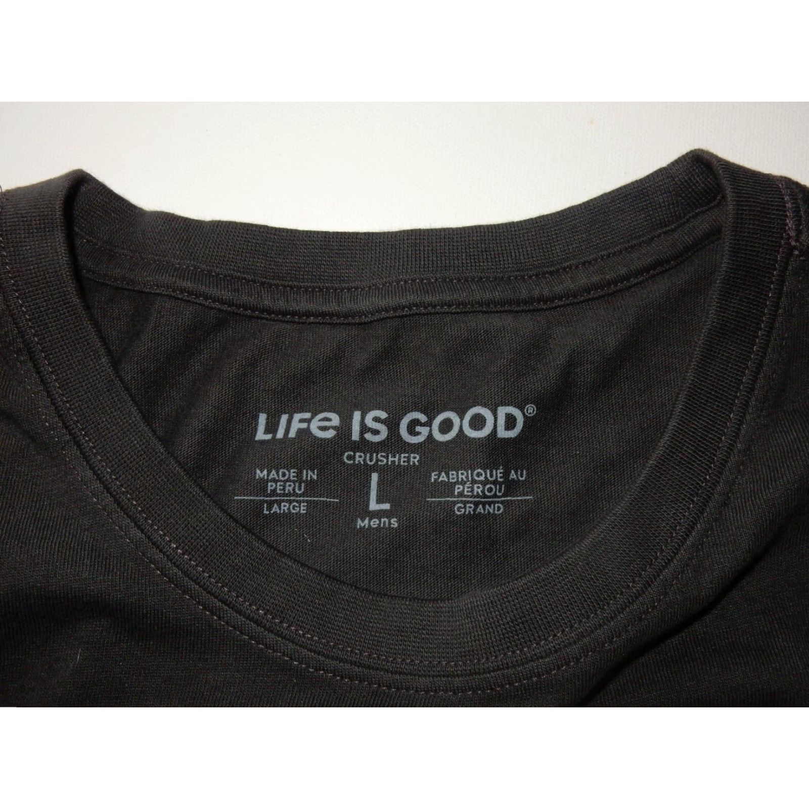 Life is Good VINTAGE Life Is Good Men's T-Shirt Size L Short Sleeve Grillin Like A Villain Gray Cotton Size US L / EU 52-54 / 3 - 4 Thumbnail