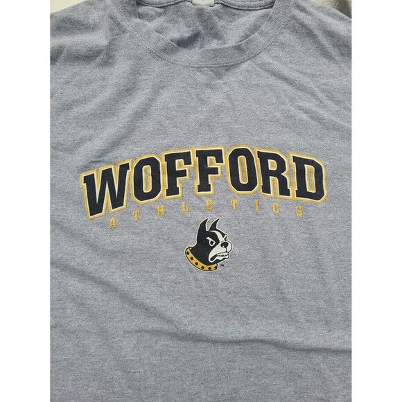 NCAA Vtg Wofford University Terrier Hanes T-shirt Size US XL / EU 56 / 4 - 5 Thumbnail