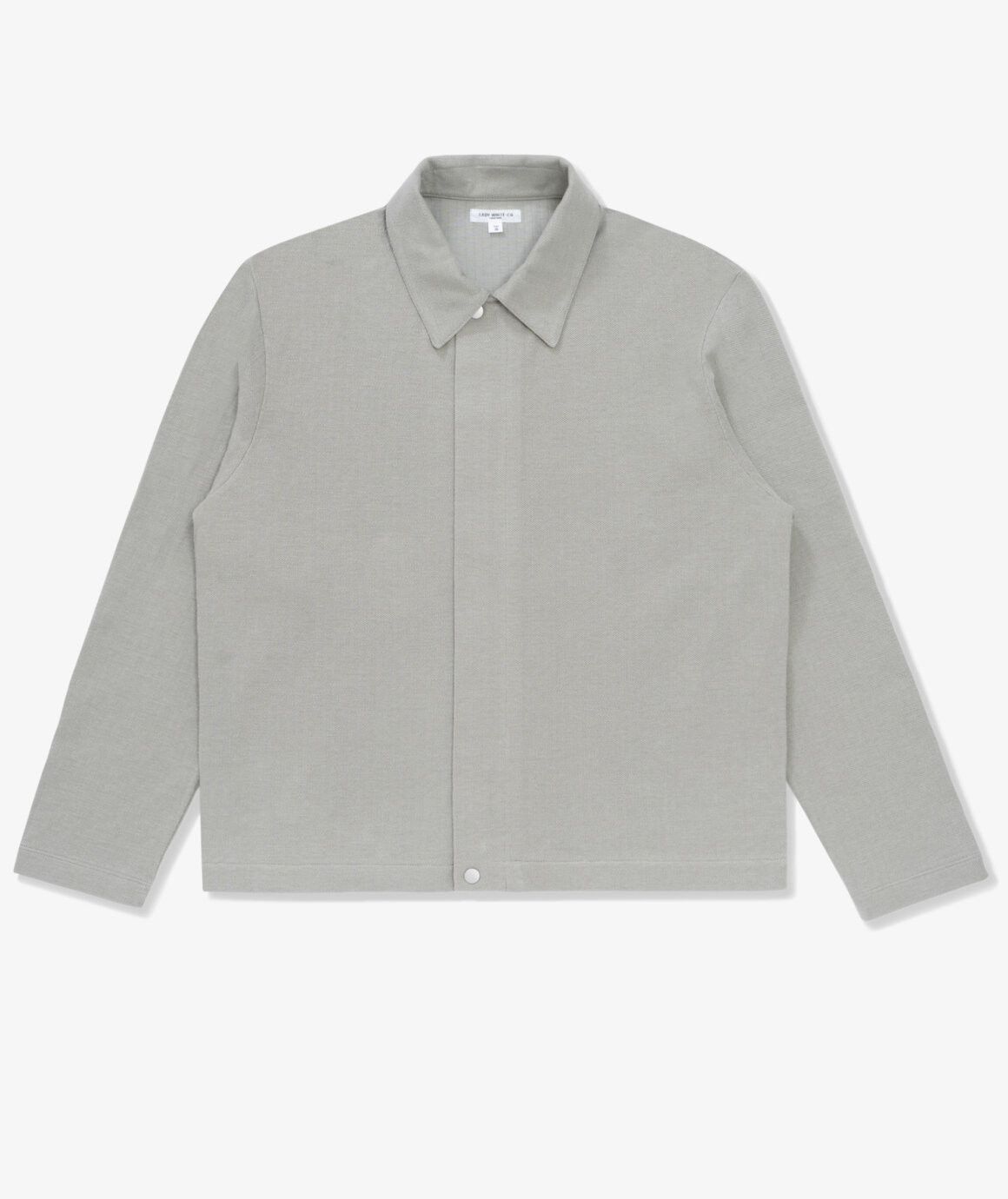 💚 Lady White Co. Double Knit Jacket Post Grey Large NEW