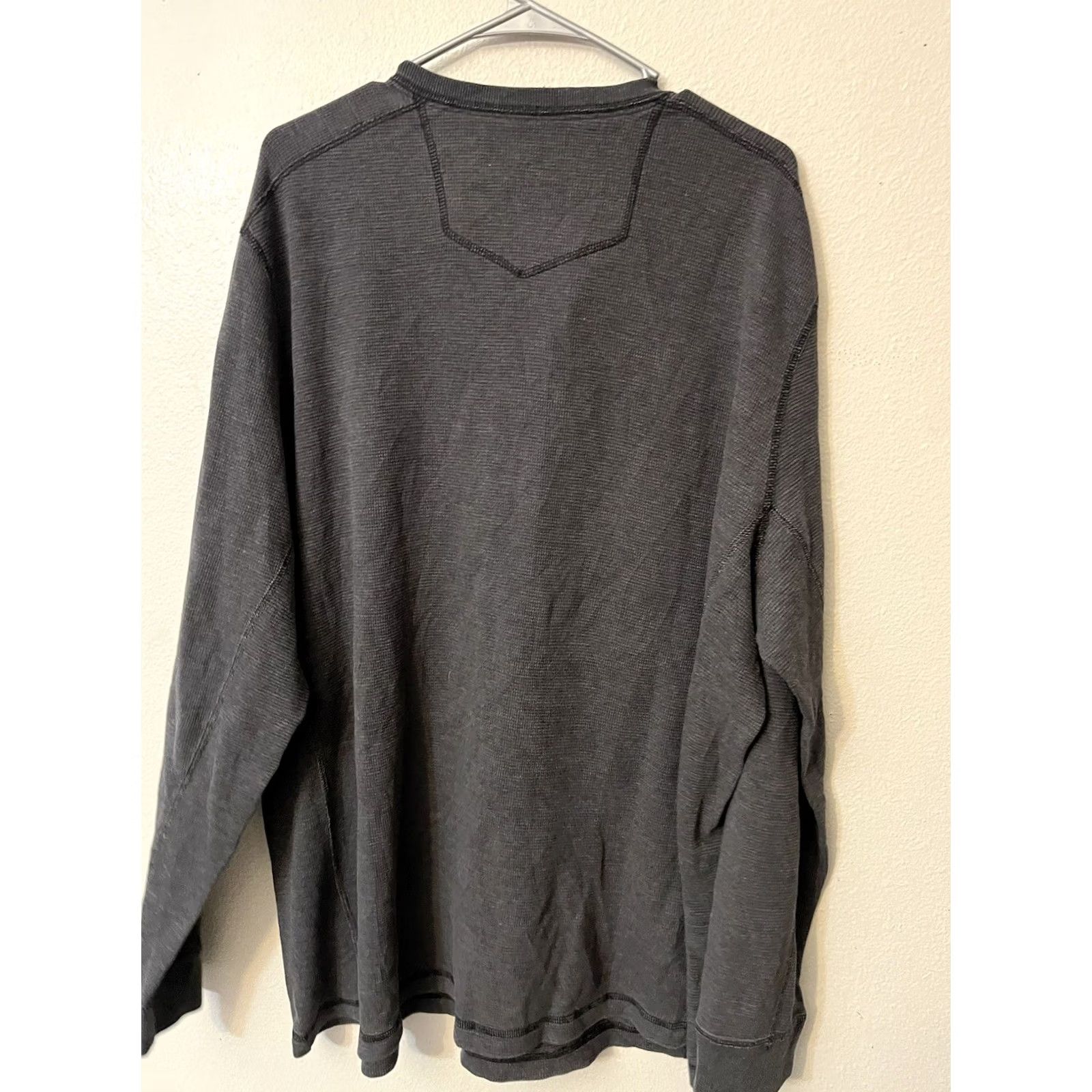 Eddie Bauer Eddie Bauer Shirt Men Size T3XL Gray Knit Henley Long Sleeve Pullover Waffle Size US XXL / EU 58 / 5 - 3 Thumbnail