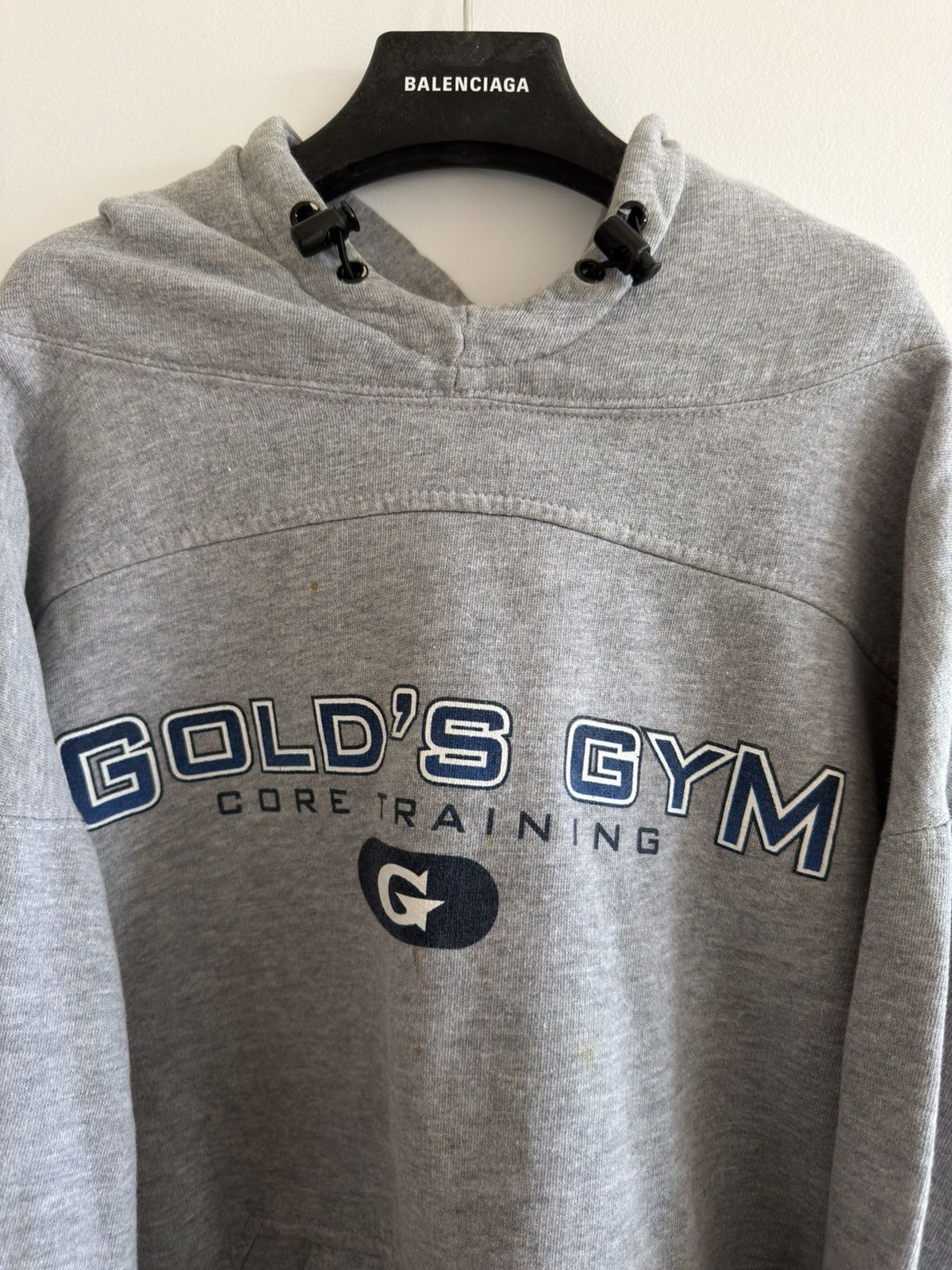 Vintage *RARE* GOLD’S GYM Y2K 00s HOODIE BODYBUILDING TRAINING Size US XL / EU 56 / 4 - 2 Thumbnail