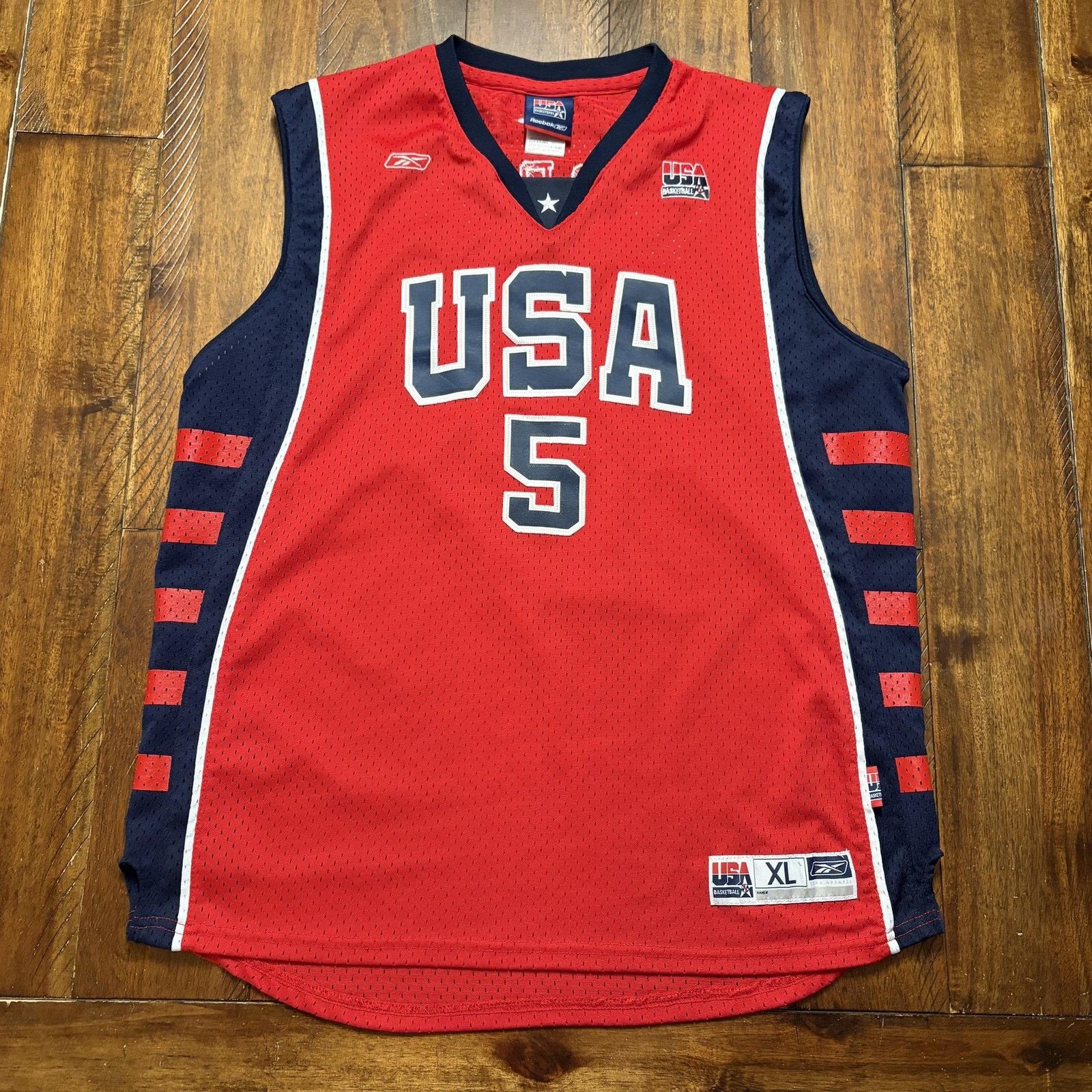Reebok Vintage USA Basketball Jersey Boys XL 2004 Olympics Marbury Size XL / US 12-14 / IT 48-50 - 2 Thumbnail