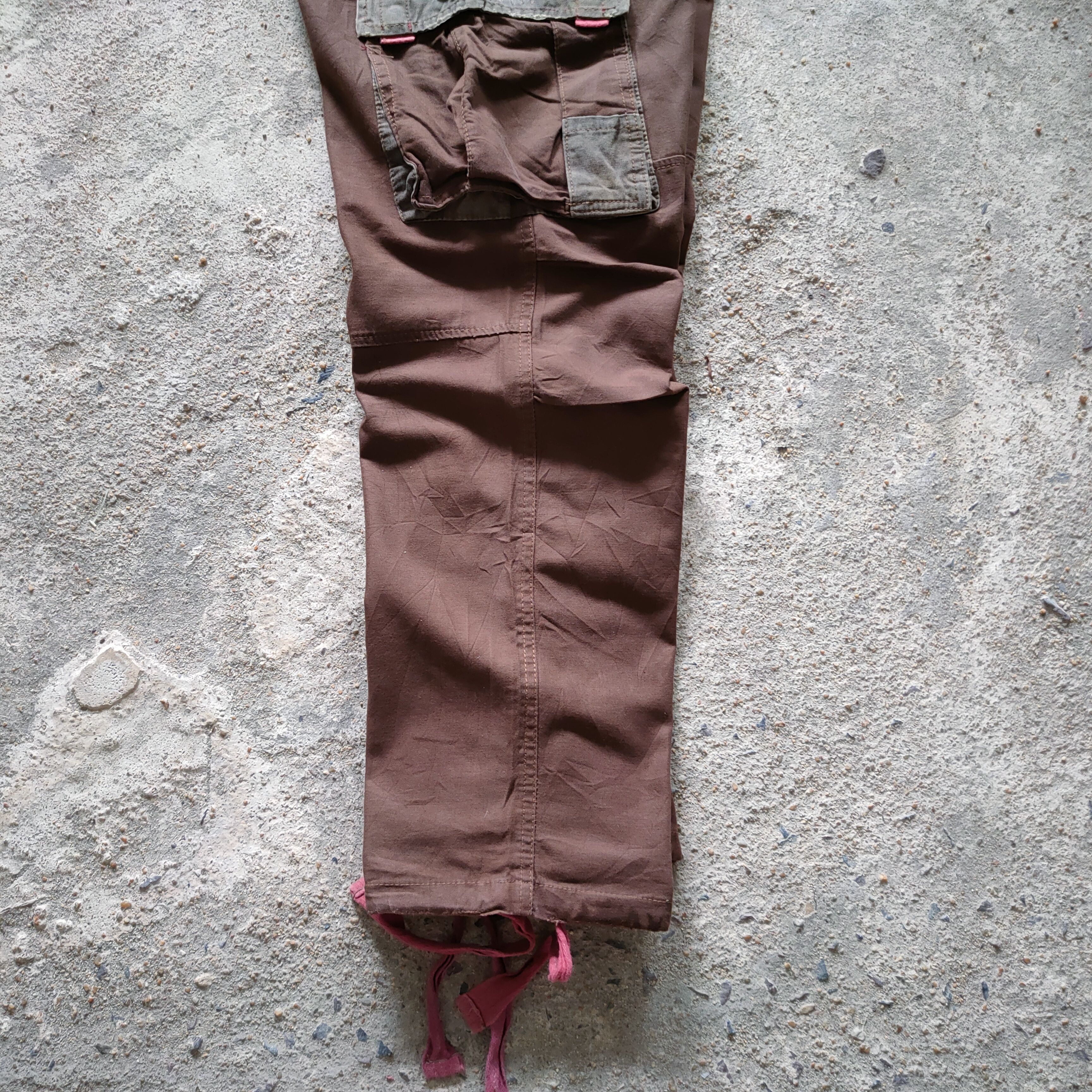 Japanese Brand × Vintage VINTAGE BREATH MINT 8 POCKET BROWN CARGO PANTS Size US 34 / EU 50 - 13 Thumbnail