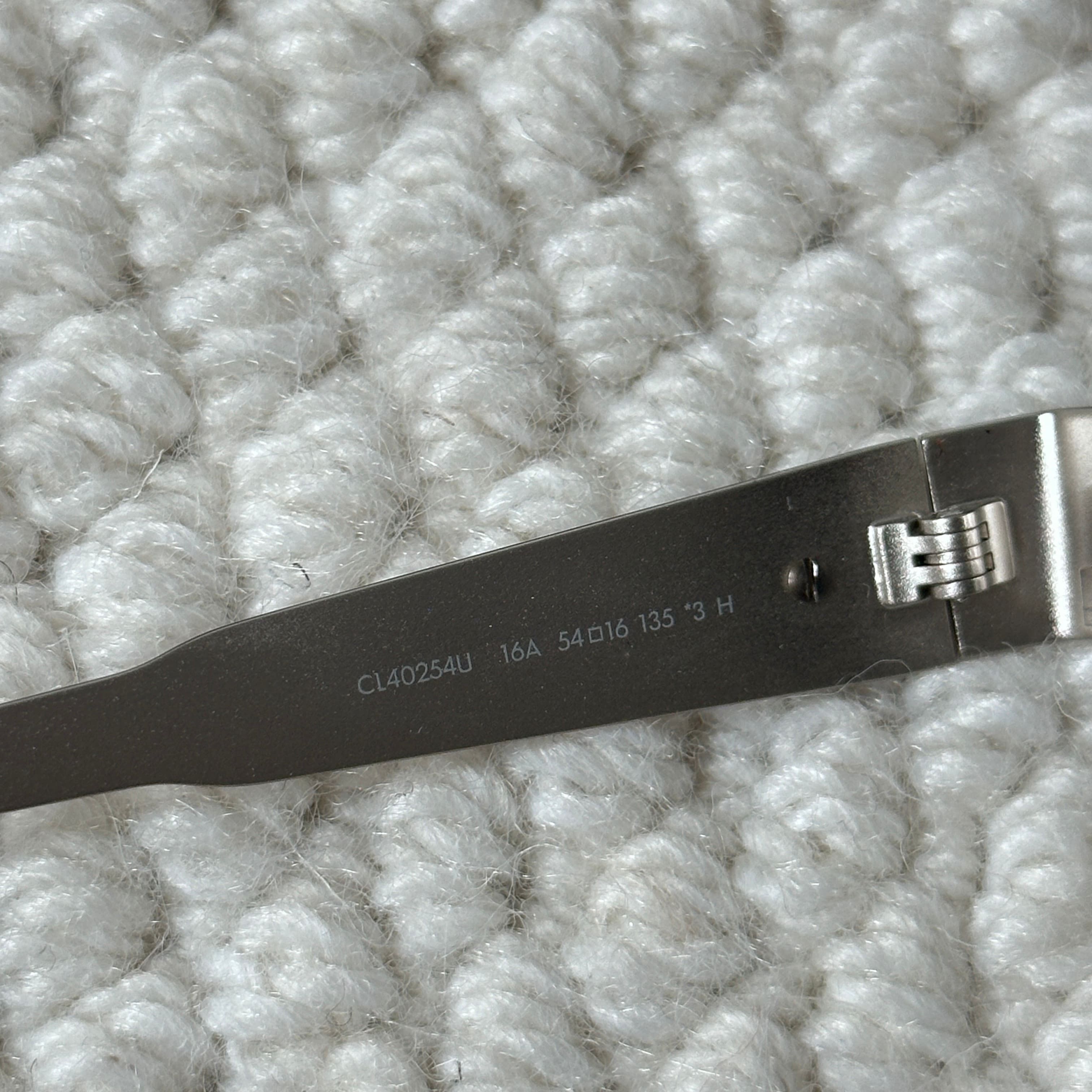 Celine CELINE Triomphe 01 Oval Sunglasses SILVER CL40254U 30N Size ONE SIZE - 3 Thumbnail