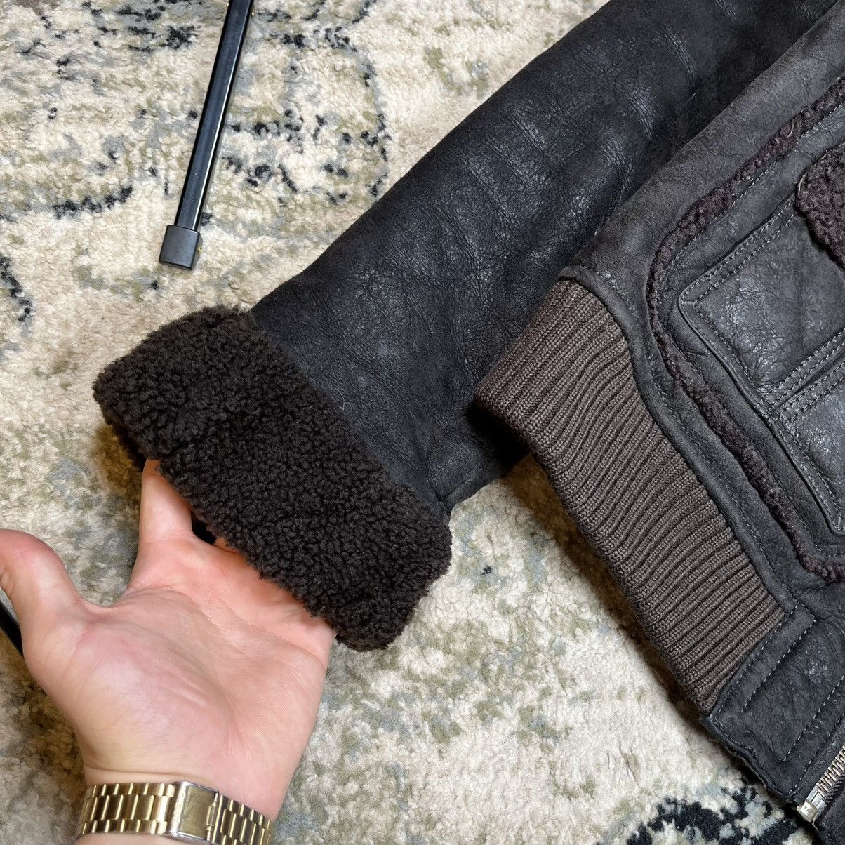 Dolce & Gabbana AW2009/10 Dolce & Gabbana Utility Bomber Shearling Jacket Size US L / EU 52-54 / 3 - 7 Thumbnail