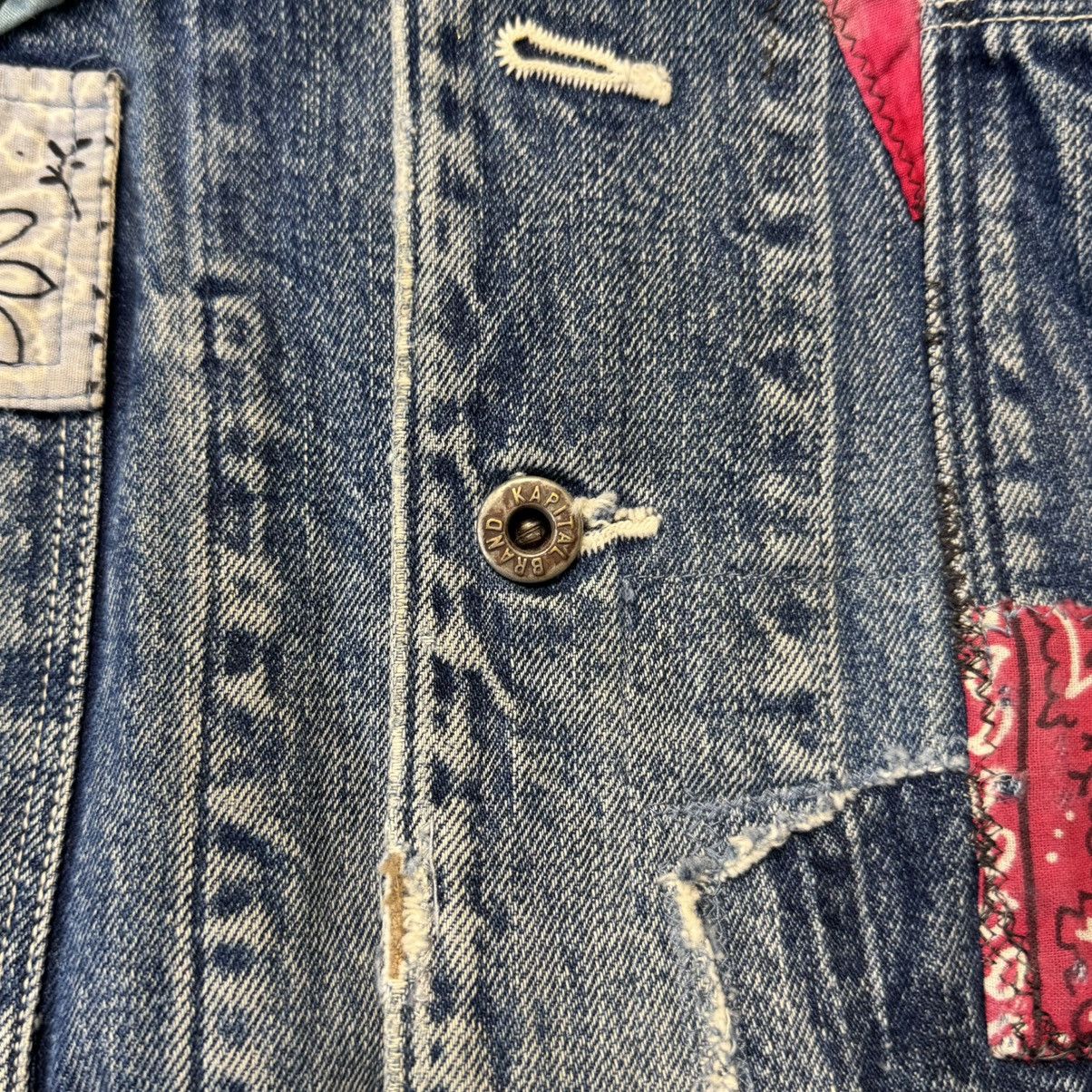 Kapital Kountry Kapital Kountry 1of1 Vintage Bandanna Denim Jacket Size US XL / EU 56 / 4 - 8 Thumbnail