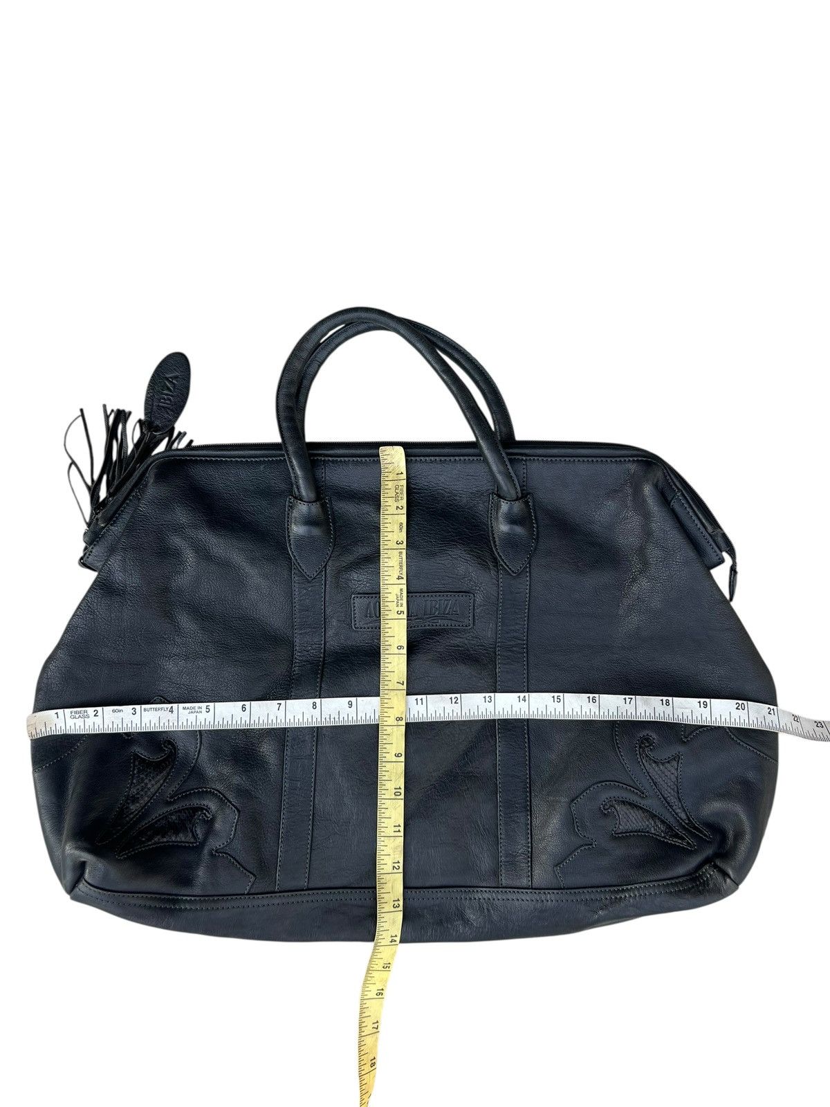 Porter IBIZA Japan Distressed Patina Black Leather Doctor Bag Size ONE SIZE - 7 Thumbnail