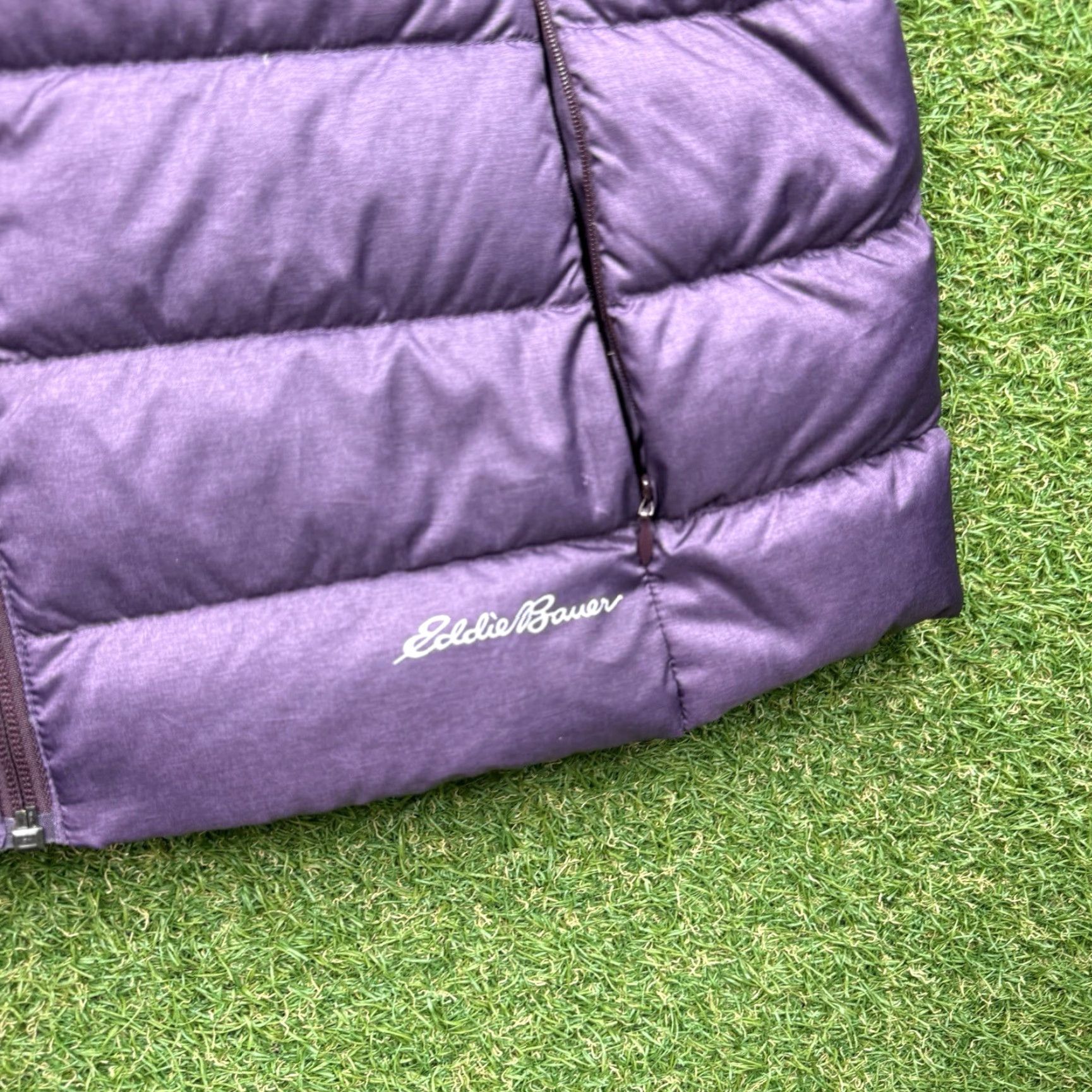 Eddie Bauer Eddie Bauer Vest Womens Large Purple Puffer Down First Ascent Storm 800 Packable Size L / US 10 / IT 46 - 6 Thumbnail