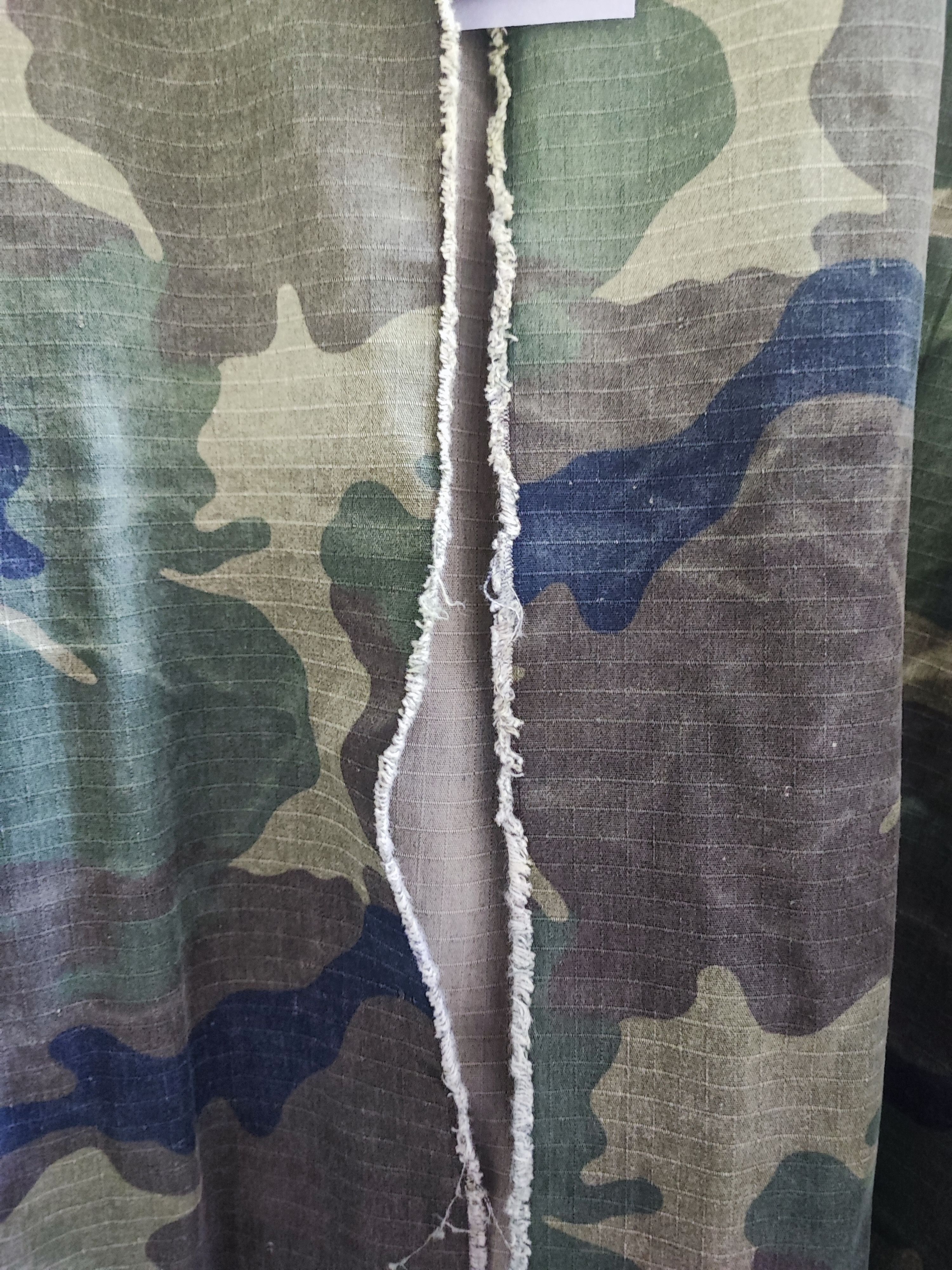 424 424 Camouflage Distressed Oversized Jacket Size US L / EU 52-54 / 3 - 6 Thumbnail