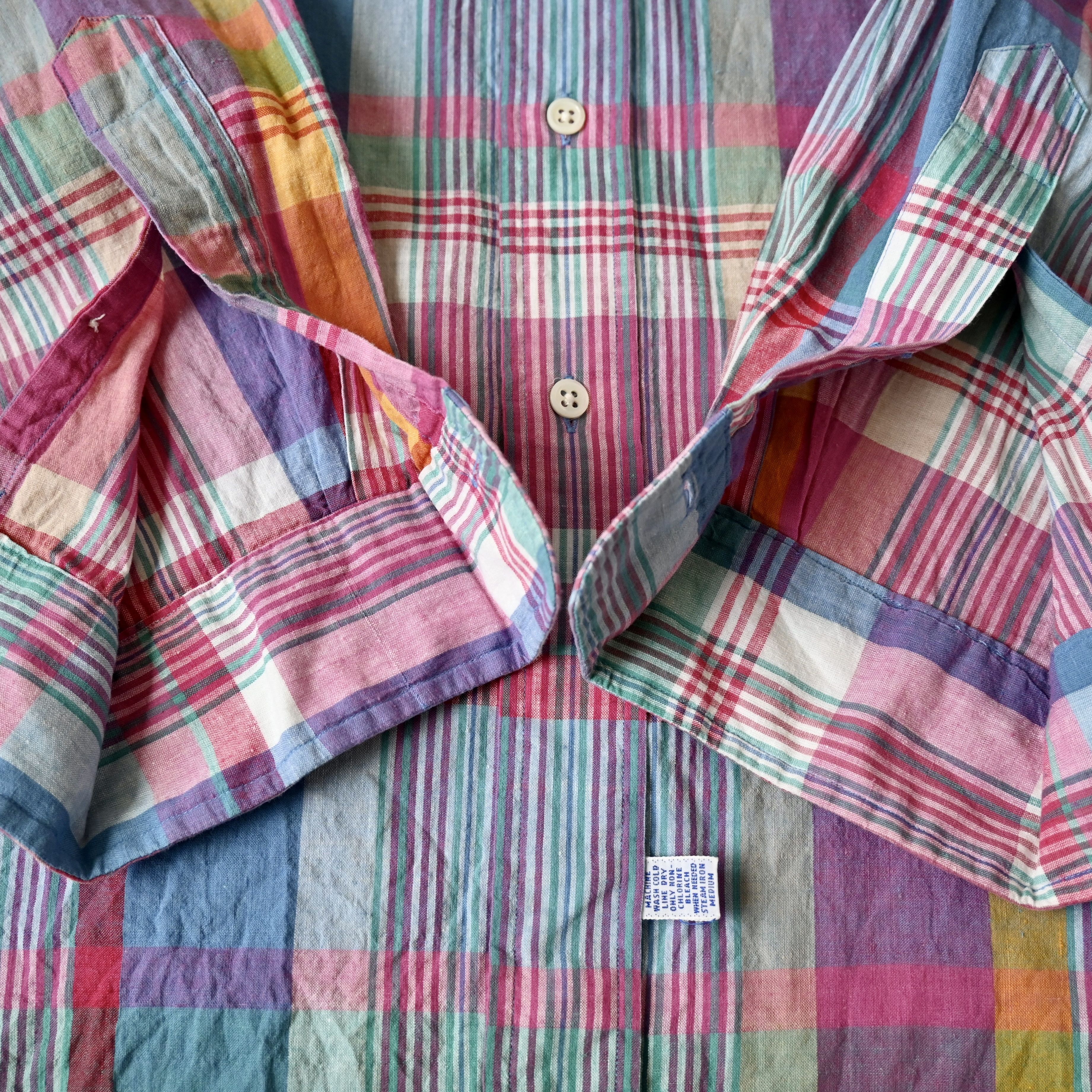 Ralph Lauren 1980s - 90s Ralph Lauren handwoven madras BD shirt Size US XL / EU 56 / 4 - 9 Thumbnail