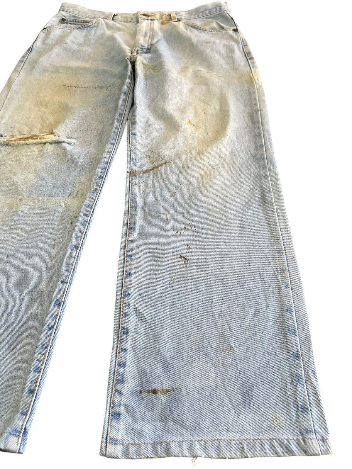 Japanese Brand × Vintage Vintage H&A Baggy Distressed Denim Size US 33 - 3 Thumbnail