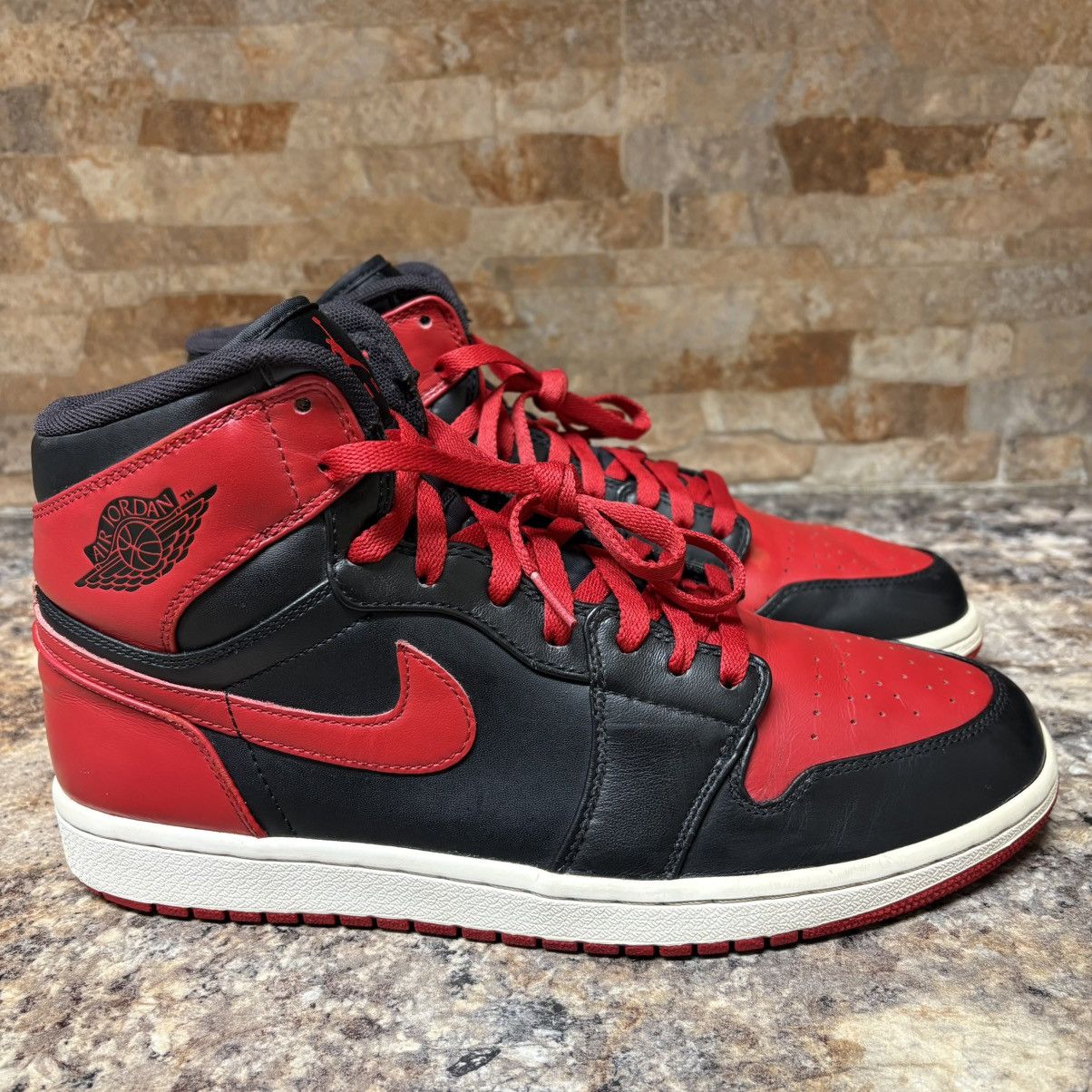 Jordan Brand Nike Air Jordan 1 Hi Retro 2009 “DMP Bred” Banned Size 10.5 Size US 10.5 / EU 43-44 - 4 Thumbnail