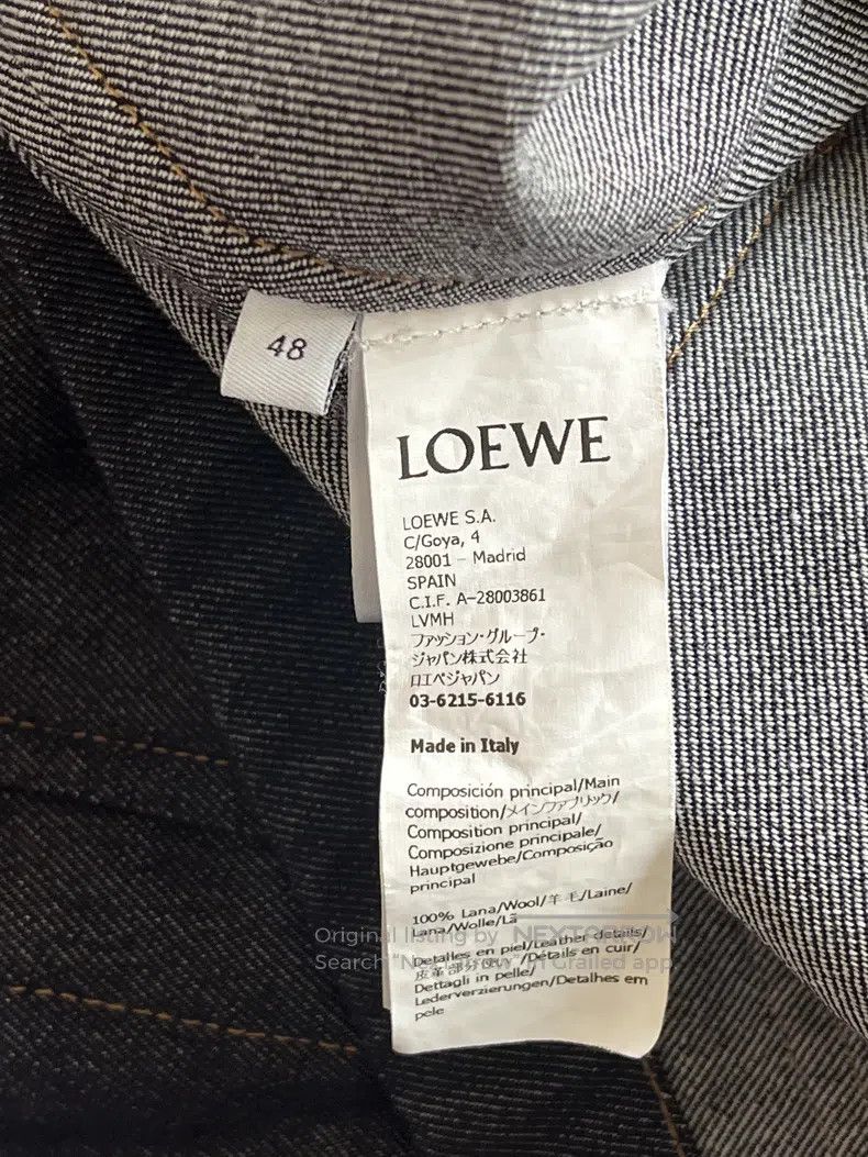 Loewe Loewe Pure Wool Long Sleeve Denim Jacket Size US M / EU 48-50 / 2 - 4 Thumbnail