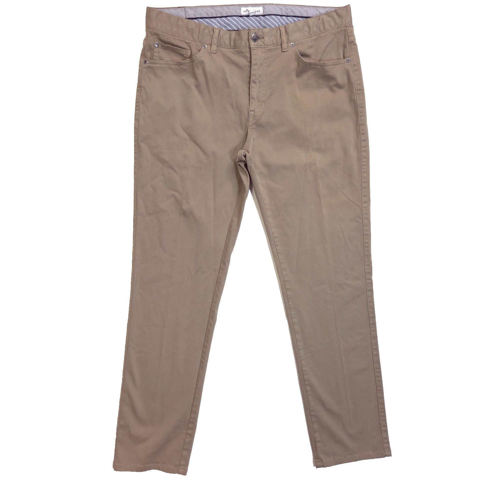Peter Millar Peter Millar 5-Pocket Pants Mens 35x31 Beige Khaki Chinos Size US 35 - 1 Thumbnail
