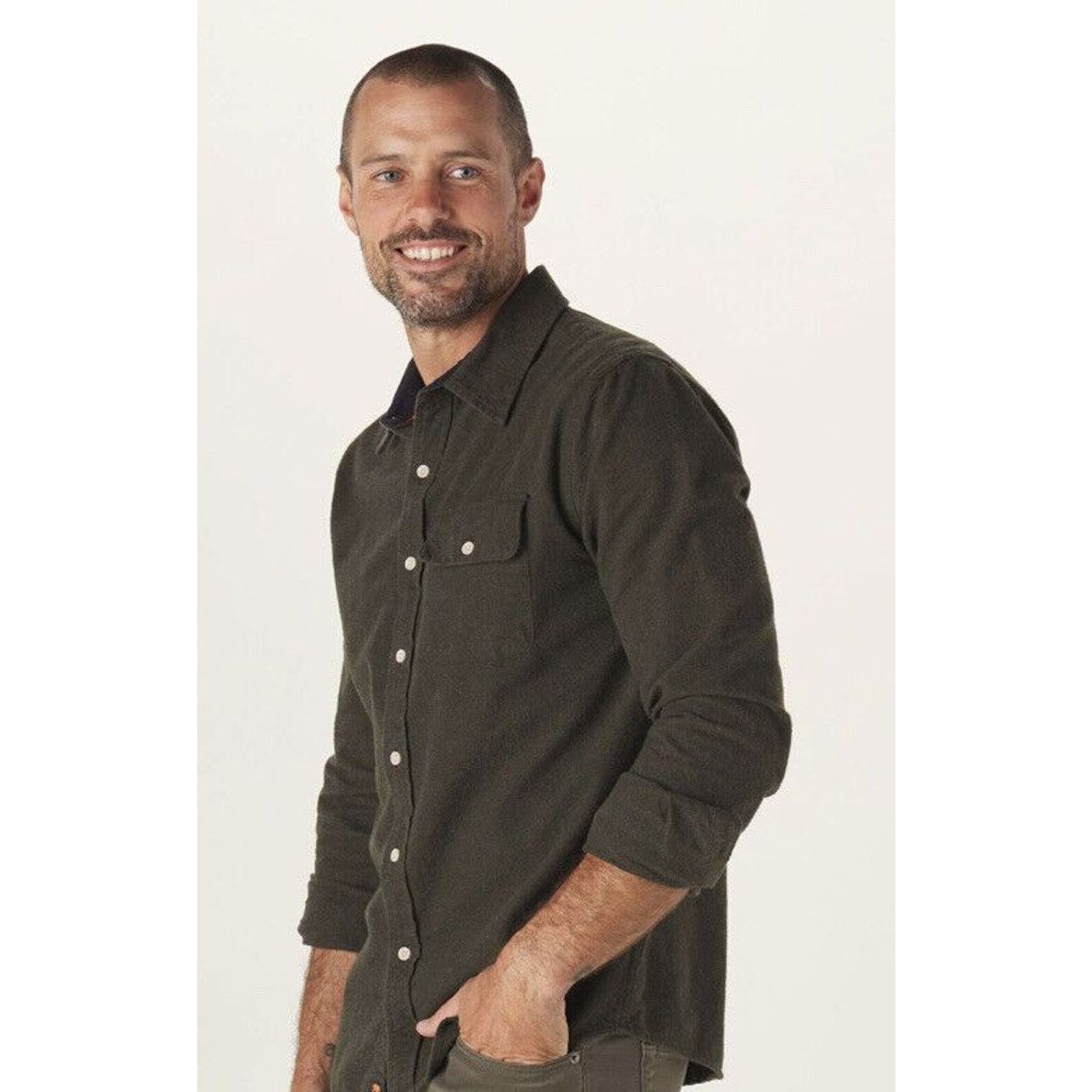 Other The Normal Brand Chamois Woven Button Up Shirt Sz XXL NWT Size US XXL / EU 58 / 5 - 11 Thumbnail