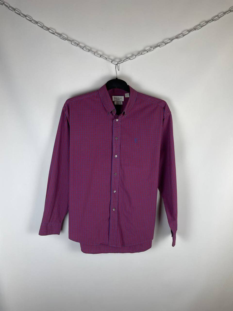 Vintage Vintage YvesSaintLaurent Ysl Pour Homme Button Up Shirt Size US L / EU 52-54 / 3 - 1 Thumbnail