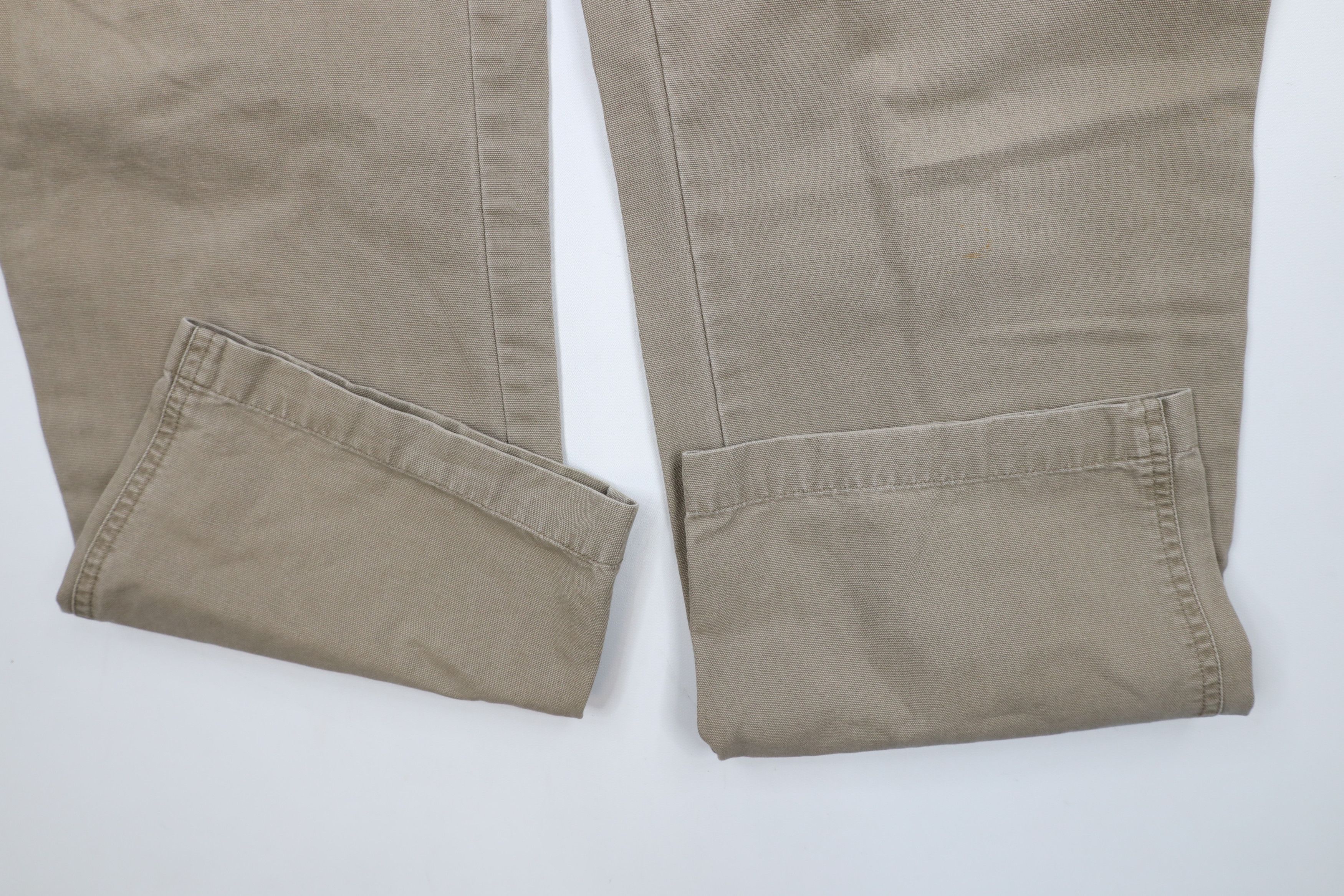 Columbia × Vintage Vintage Y2K Columbia Canvas Wide Leg Dungaree Pants Beige Size US 32 / EU 48 - 6 Thumbnail