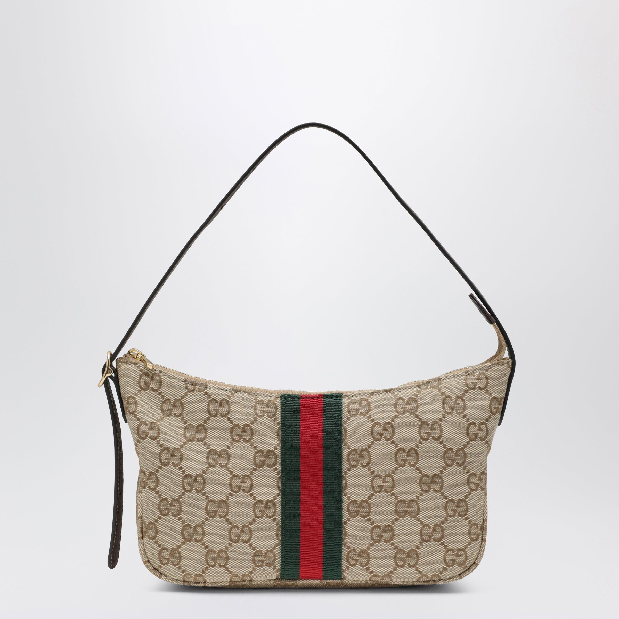 Gucci Gucci Small Beige Gg Pattern Bag Size ONE SIZE - 1 Thumbnail