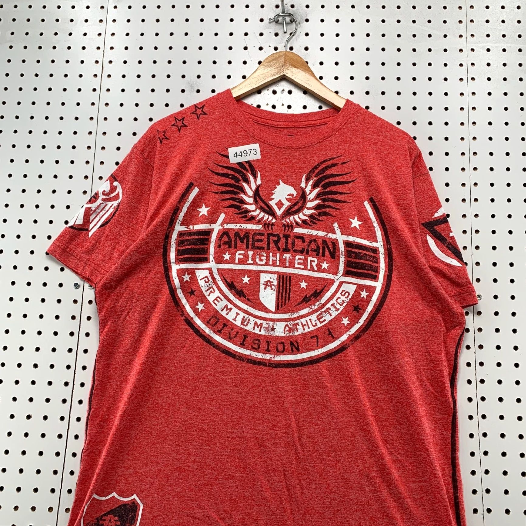Vintage American Fighter Shirt Mens 2XL Red Premium UFC MMA Training Shirt Shirt Size US XXL / EU 58 / 5 - 3 Thumbnail