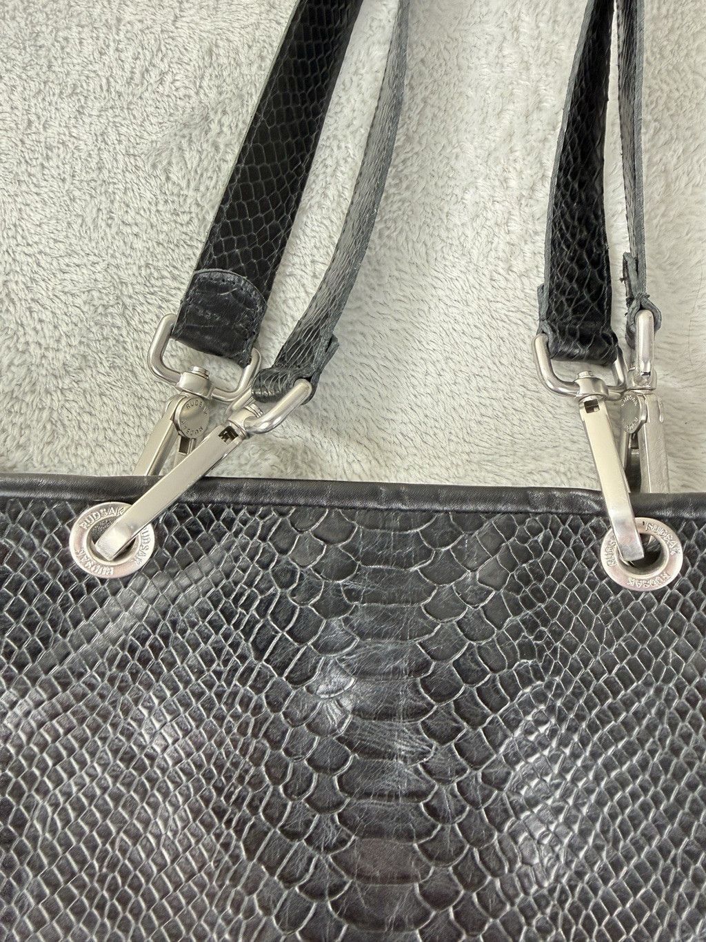 Rudsak Ruma Snake Skin Purse 8316101 Style Number Design in Black, Women's — image 4 of 6