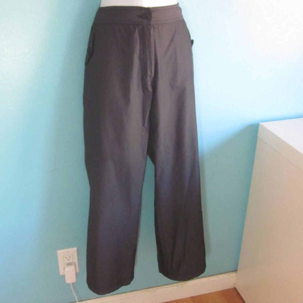 Carel Paris Gerard Darel Womens Crop Pants Size 38 (US 6) Dark Blue / G Size 27" / US 4 / IT 40 - 3 Thumbnail