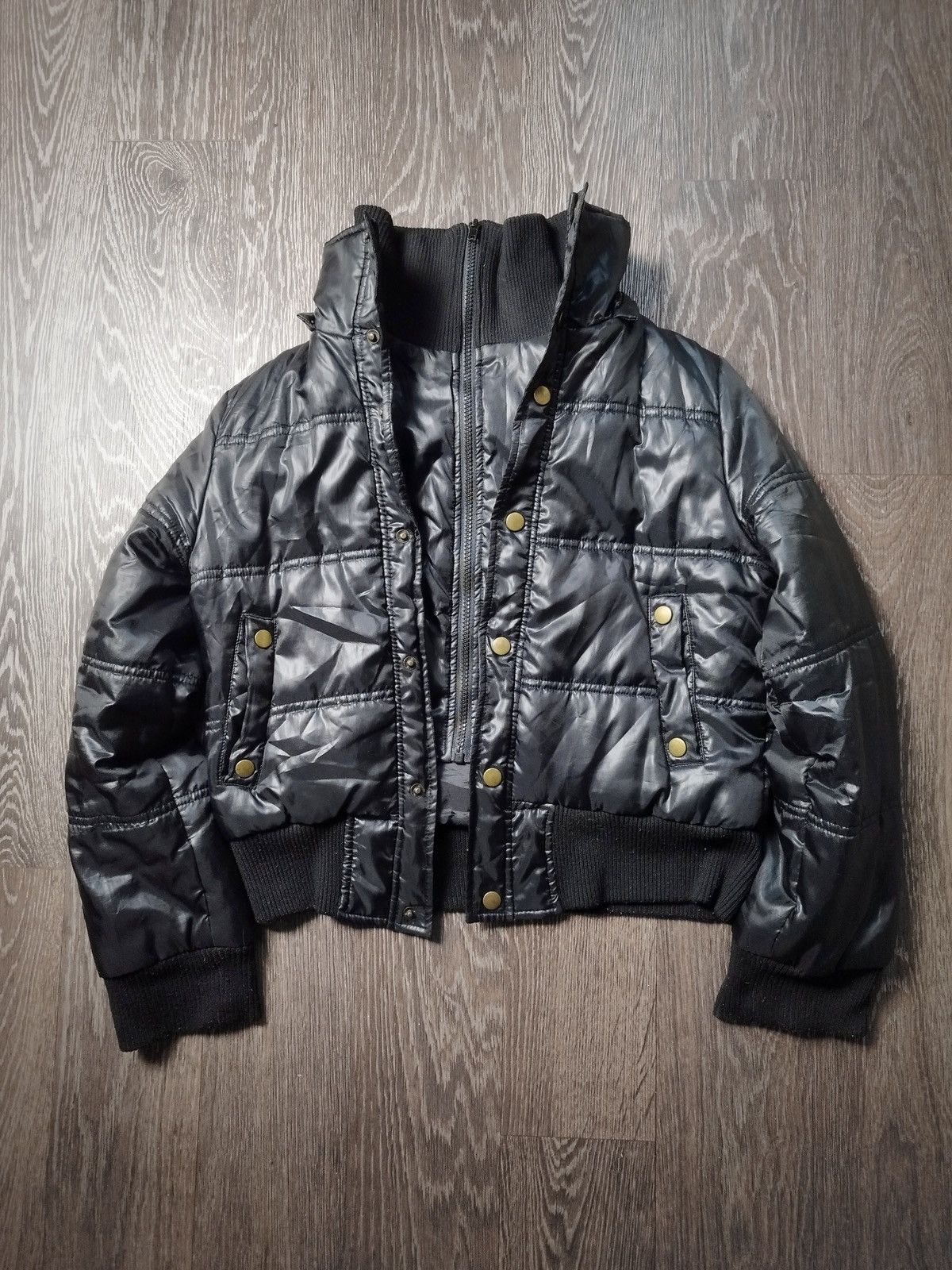 Japanese Brand Glad News Japanese crop puffer jacket Size M / US 6-8 / IT 42-44 - 3 Thumbnail