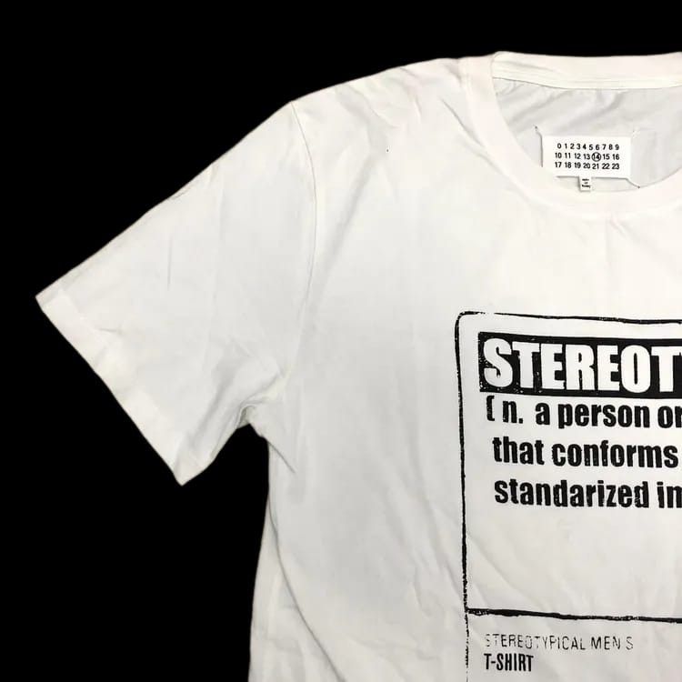 Maison Margiela Maison Margiela "Stereotype" Tshirt Size US M / EU 48-50 / 2 - 2 Thumbnail