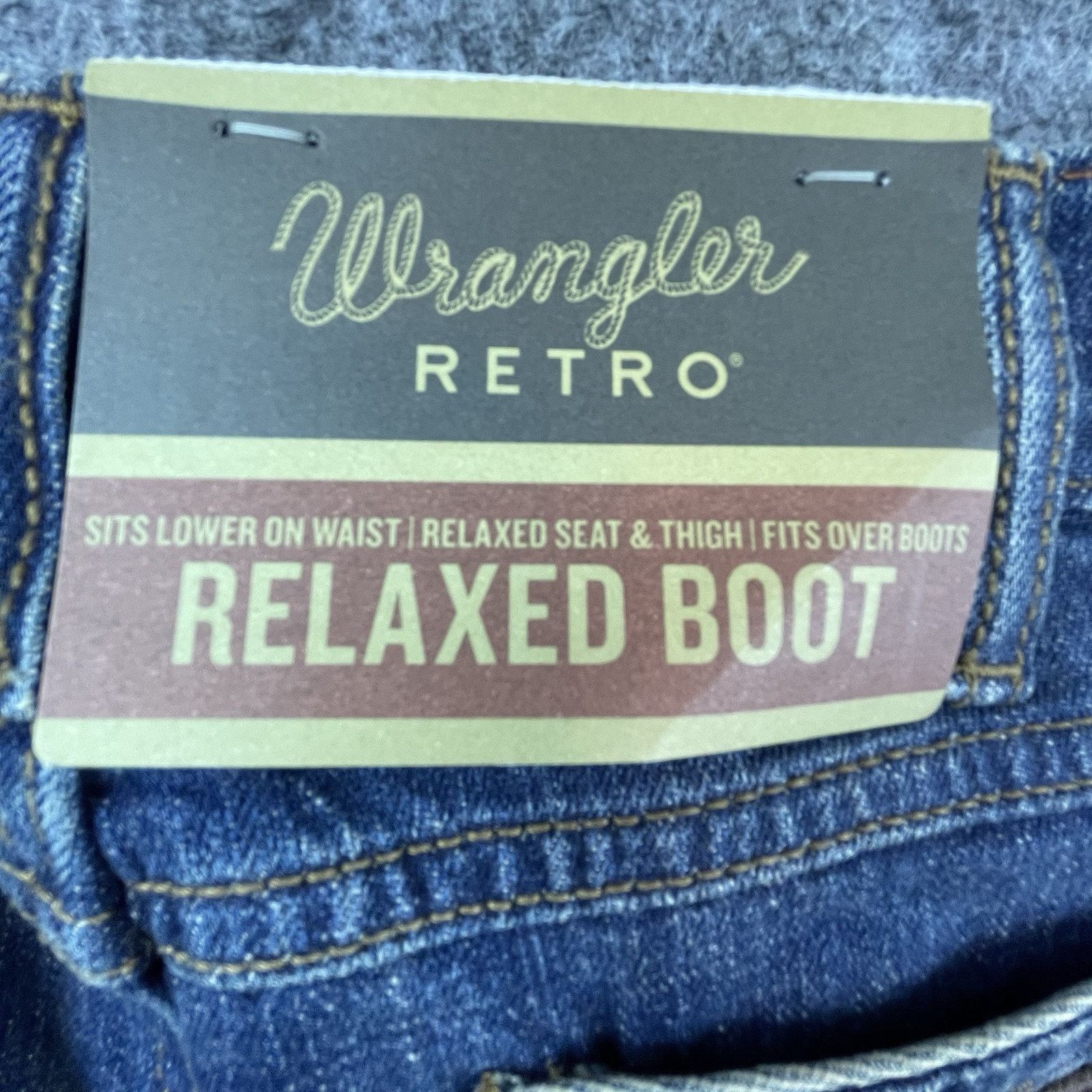 Wrangler Wrangler Retro Jeans Mens 32 Relaxed Boot Straight Western Size US 32 / EU 48 - 3 Thumbnail