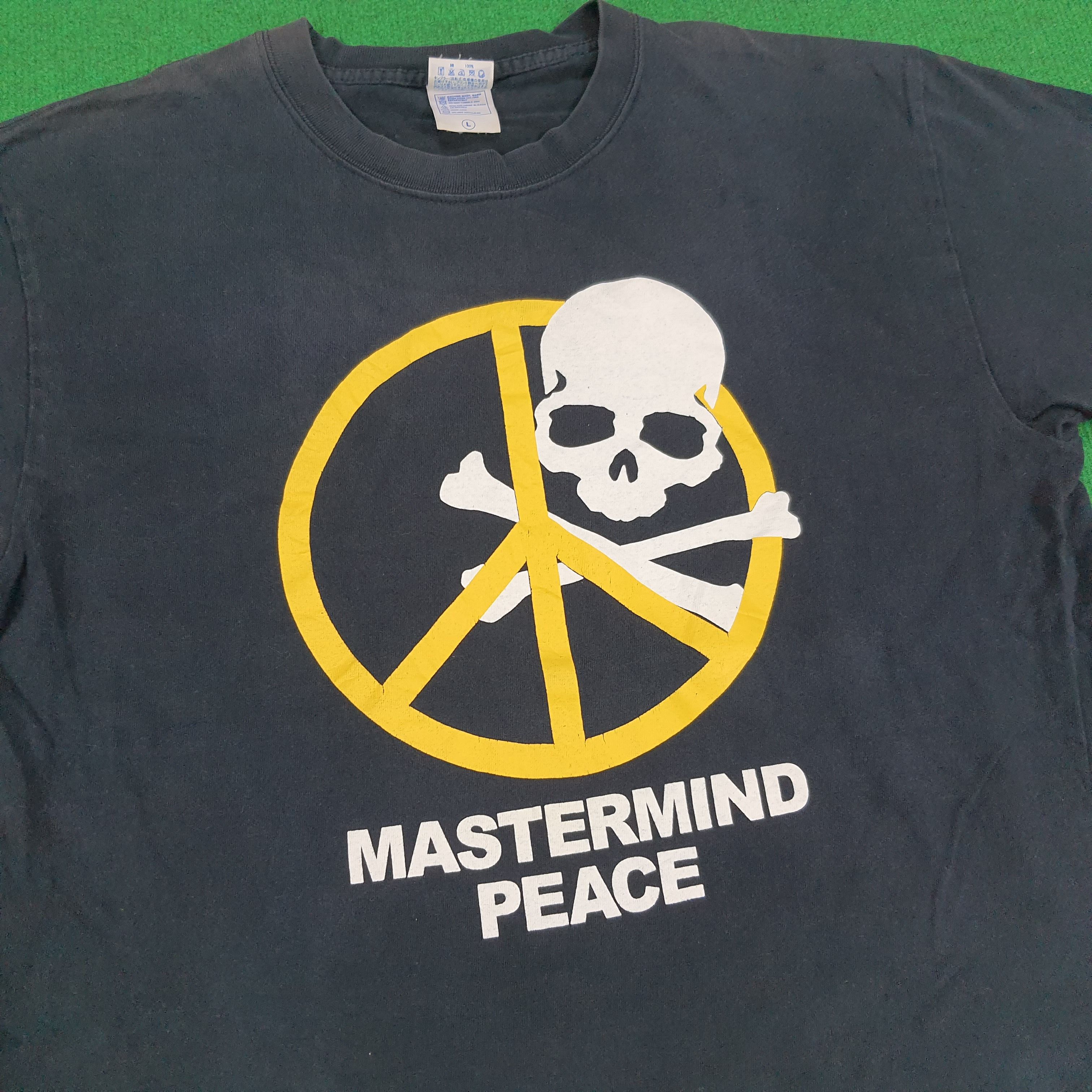 Vintage Vintage Mastermind Peace Streetwear Tshirt Size US M / EU 48-50 / 2 - 2 Thumbnail