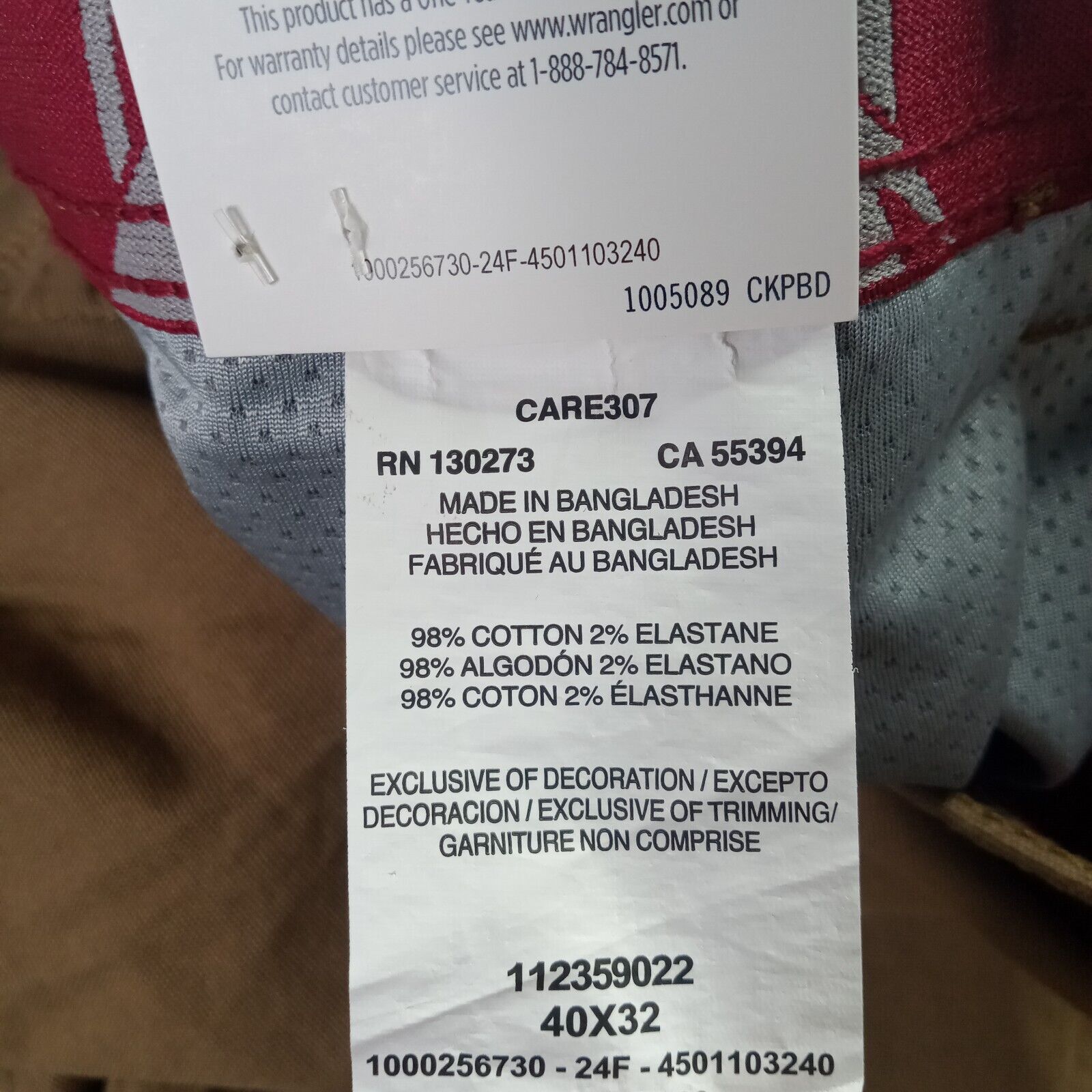 Wrangler Wrangler Outdoor Frontier Utility Pants Men's 40x32 Brown Size US 40 / EU 56 - 6 Thumbnail